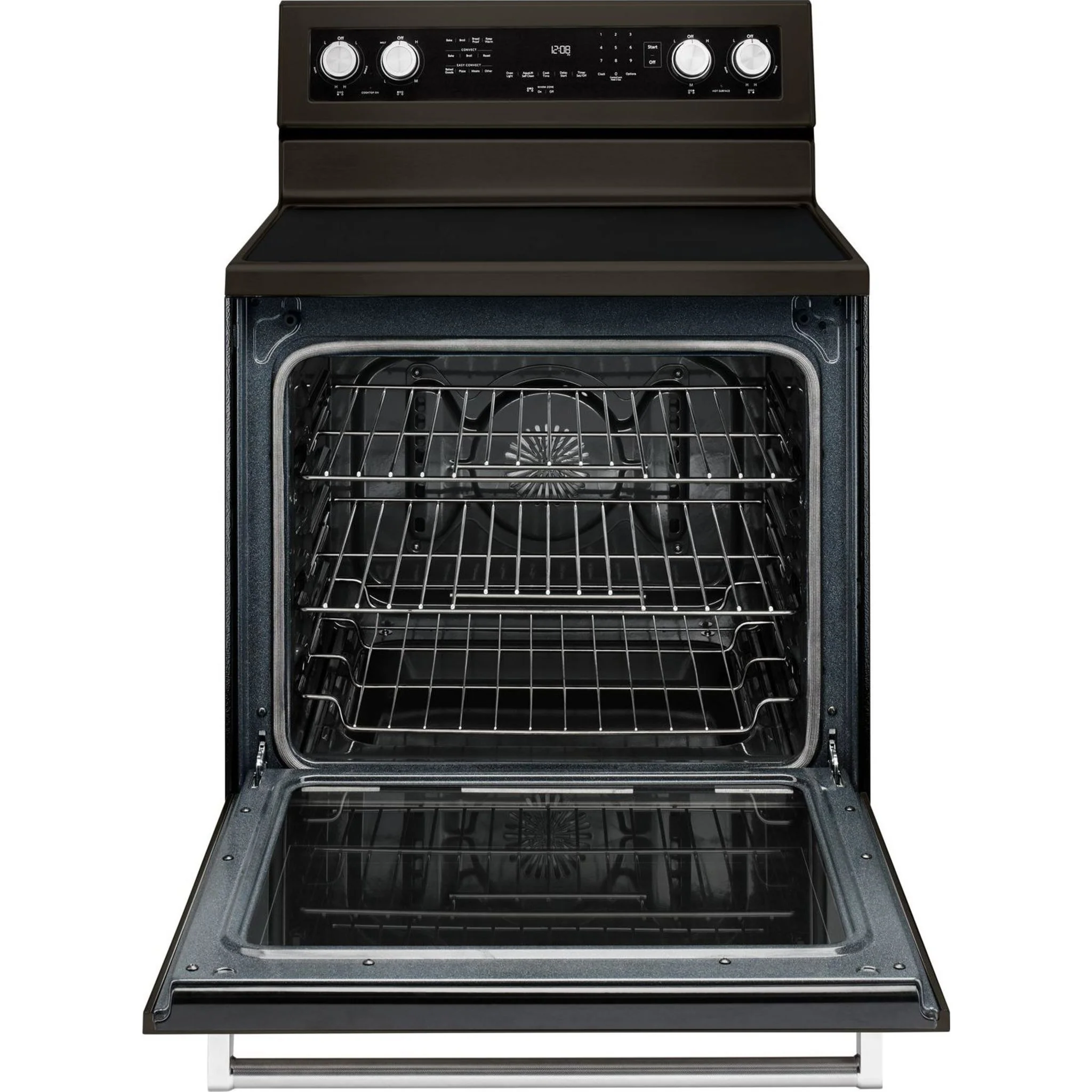 KitchenAid 30" 5-Element Electric Convection Range - Black Stainless (YKFEG500EBS) - Image 5
