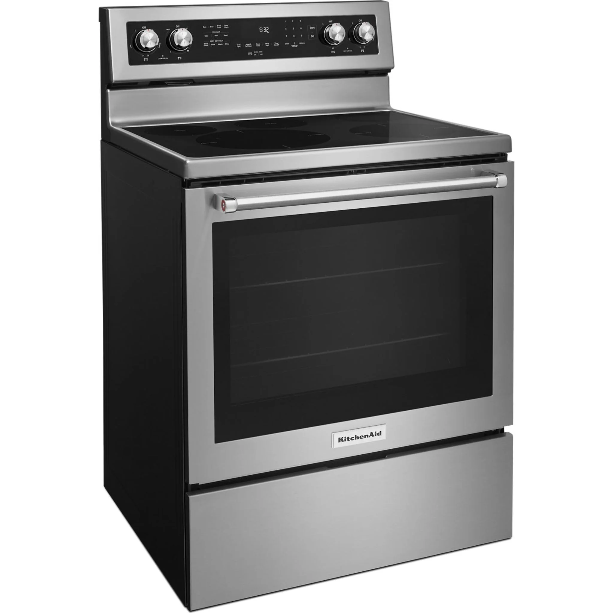KitchenAid 30" 5-Element Electric Convection Range - Stainless Steel (YKFEG500ESS) - Image 11
