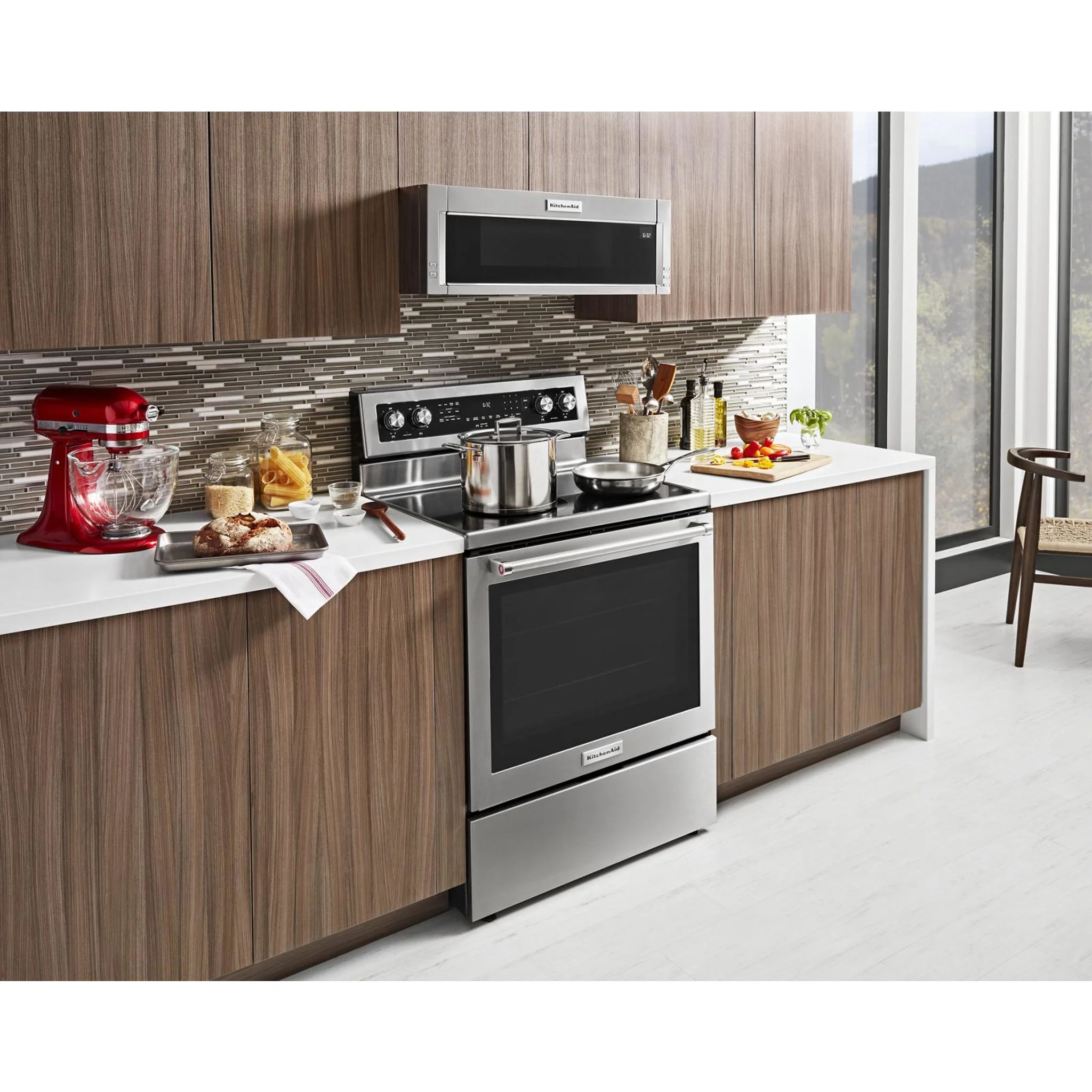 KitchenAid 30" 5-Element Electric Convection Range - Stainless Steel (YKFEG500ESS) - Image 16