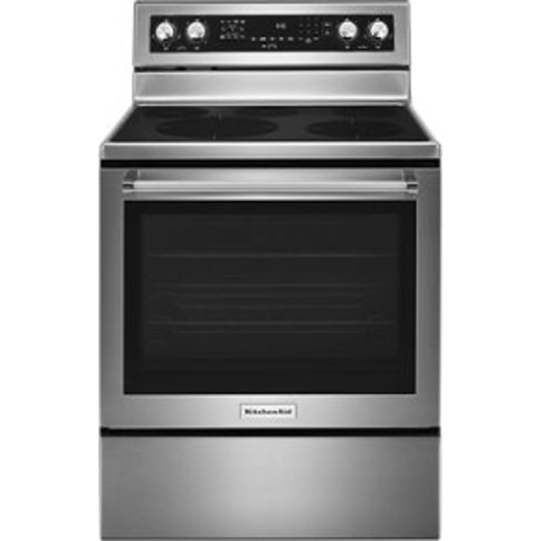 KitchenAid 30" 5-Element Electric Convection Range - Stainless Steel (YKFEG500ESS) - Image 17