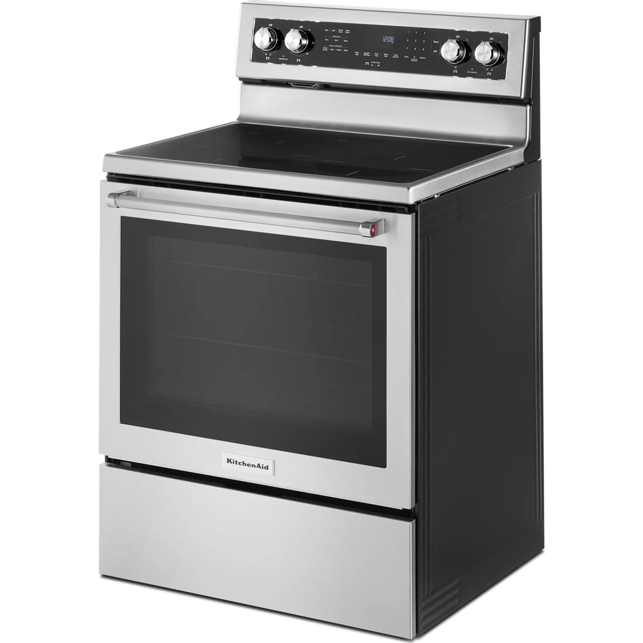 KitchenAid 30" 5-Element Electric Convection Range - Stainless Steel (YKFEG500ESS) - Image 22