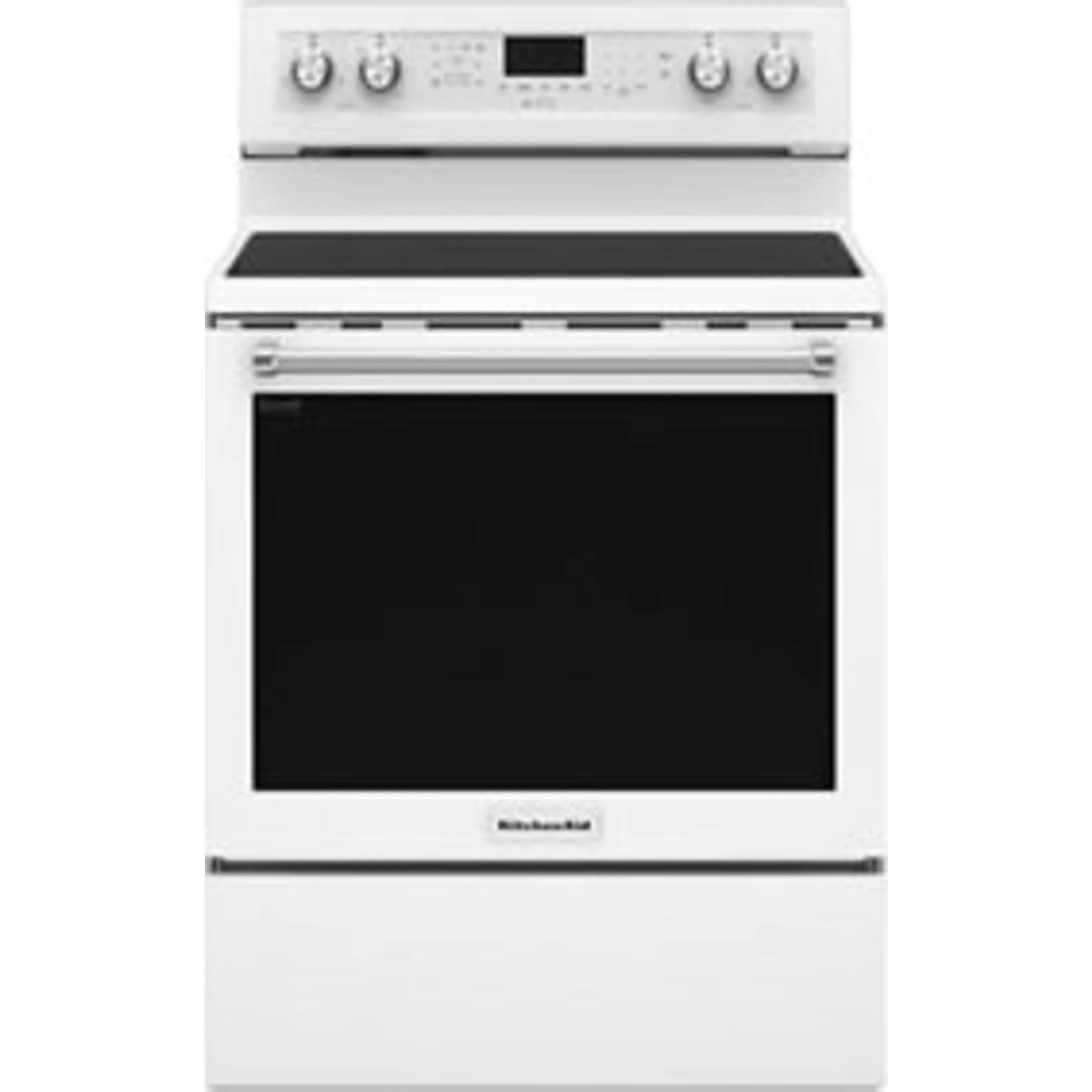 KitchenAid 30" 5-Element Electric Convection Range - White (YKFEG500EWH) - Image 7