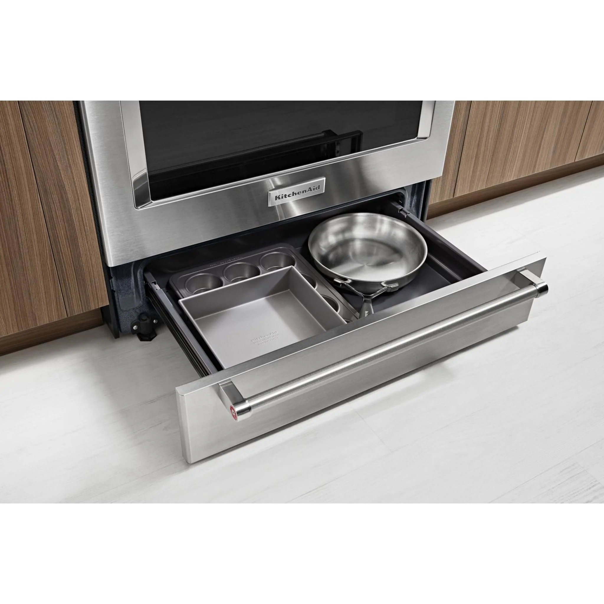 KitchenAid 30" 5-Element Electric Convection Front Control Range - Stainless Steel (YKSEG700ESS) - Image 4