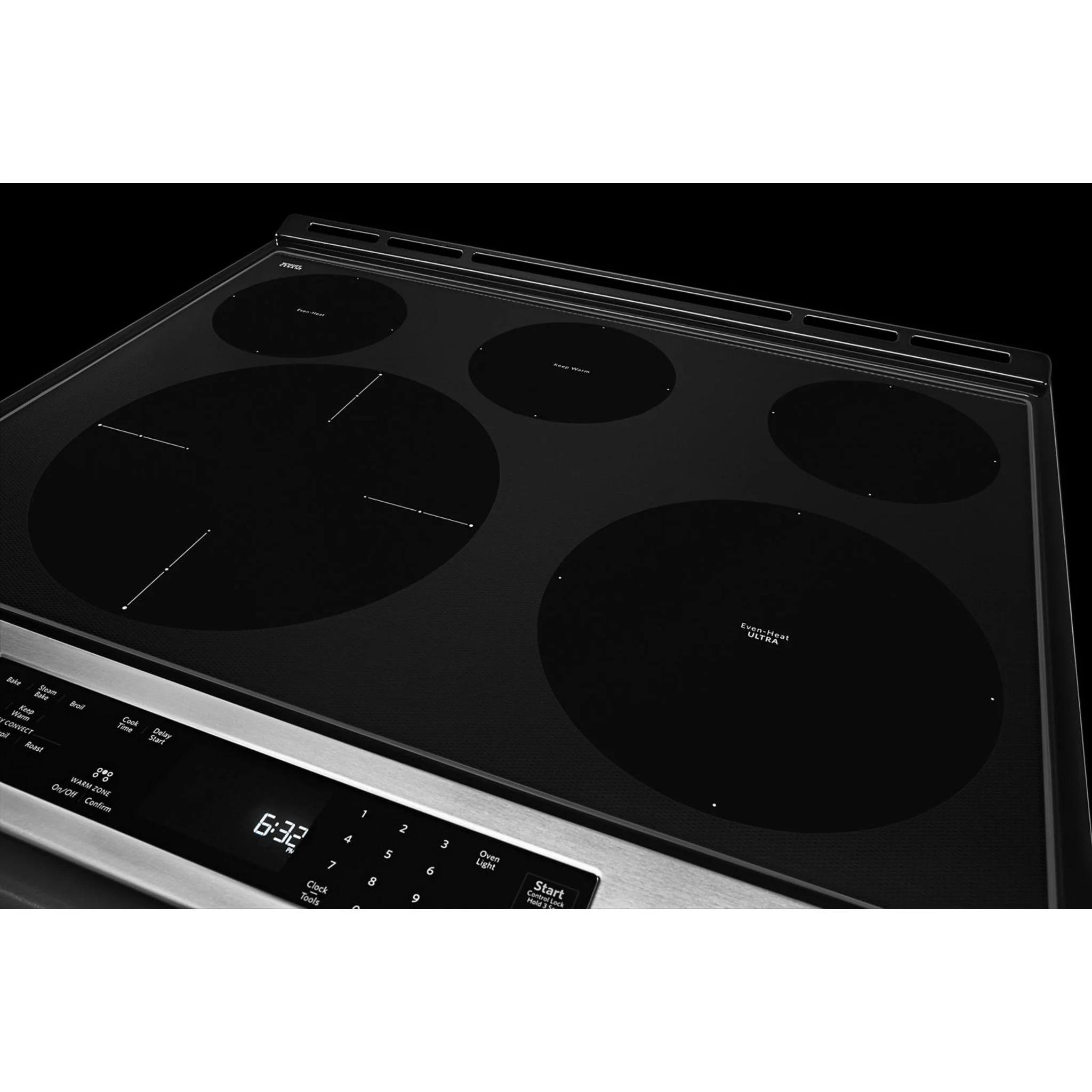 KitchenAid 30" 5-Element Electric Convection Front Control Range - Stainless Steel (YKSEG700ESS) - Image 7