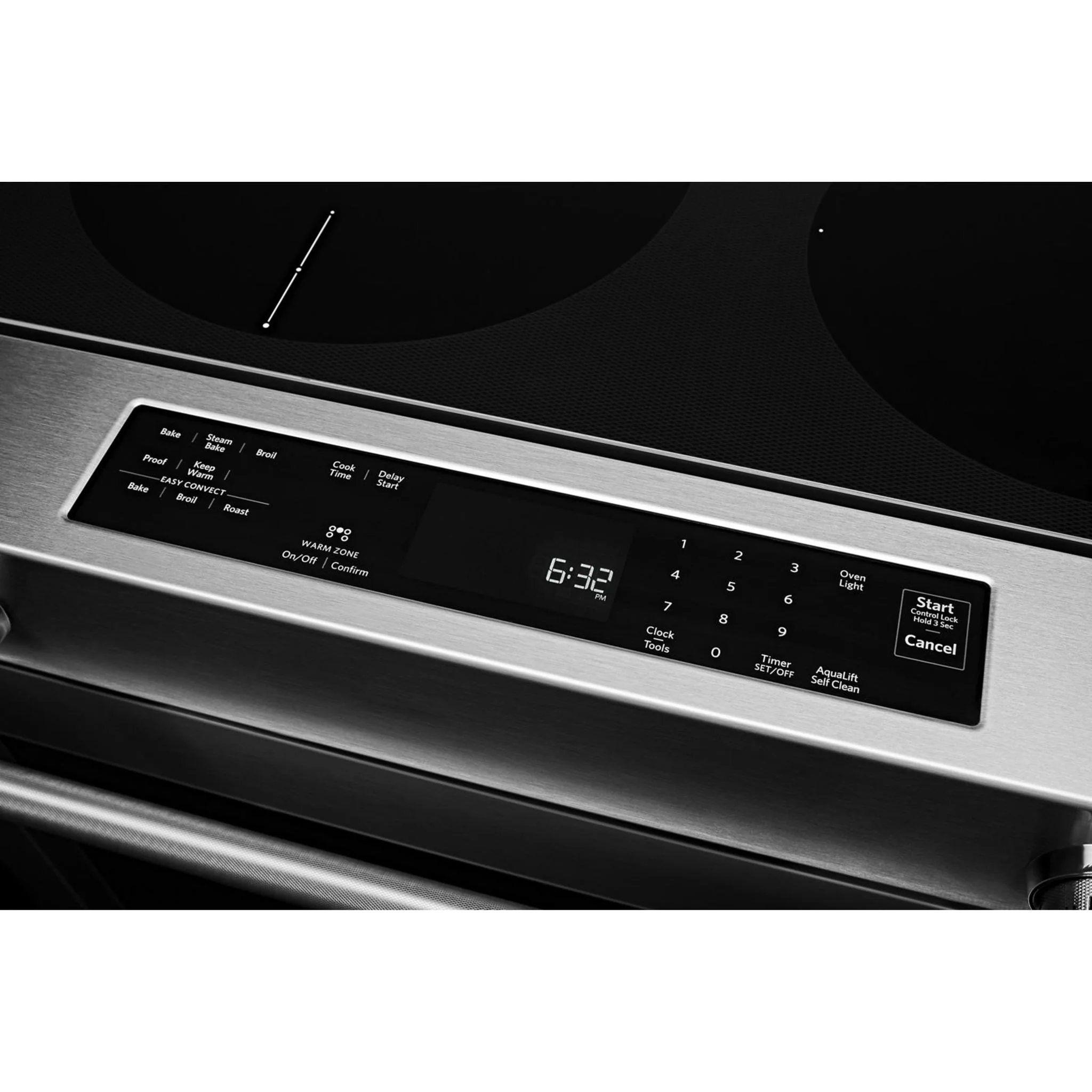 KitchenAid 30" 5-Element Electric Convection Front Control Range - Stainless Steel (YKSEG700ESS) - Image 9