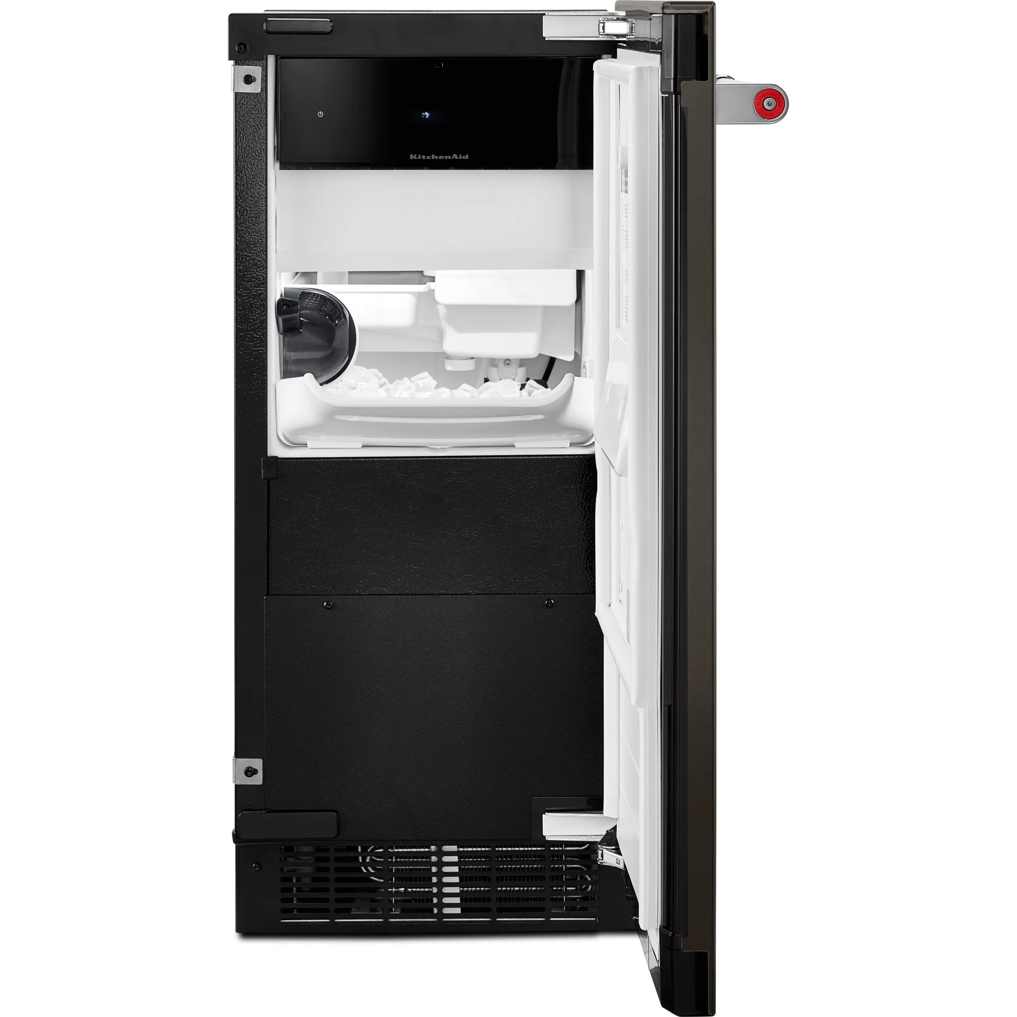 KitchenAid 15'' Automatic Ice Maker with PrintShield Finish - Black Stainless (KUIX535HBS) - Image 2