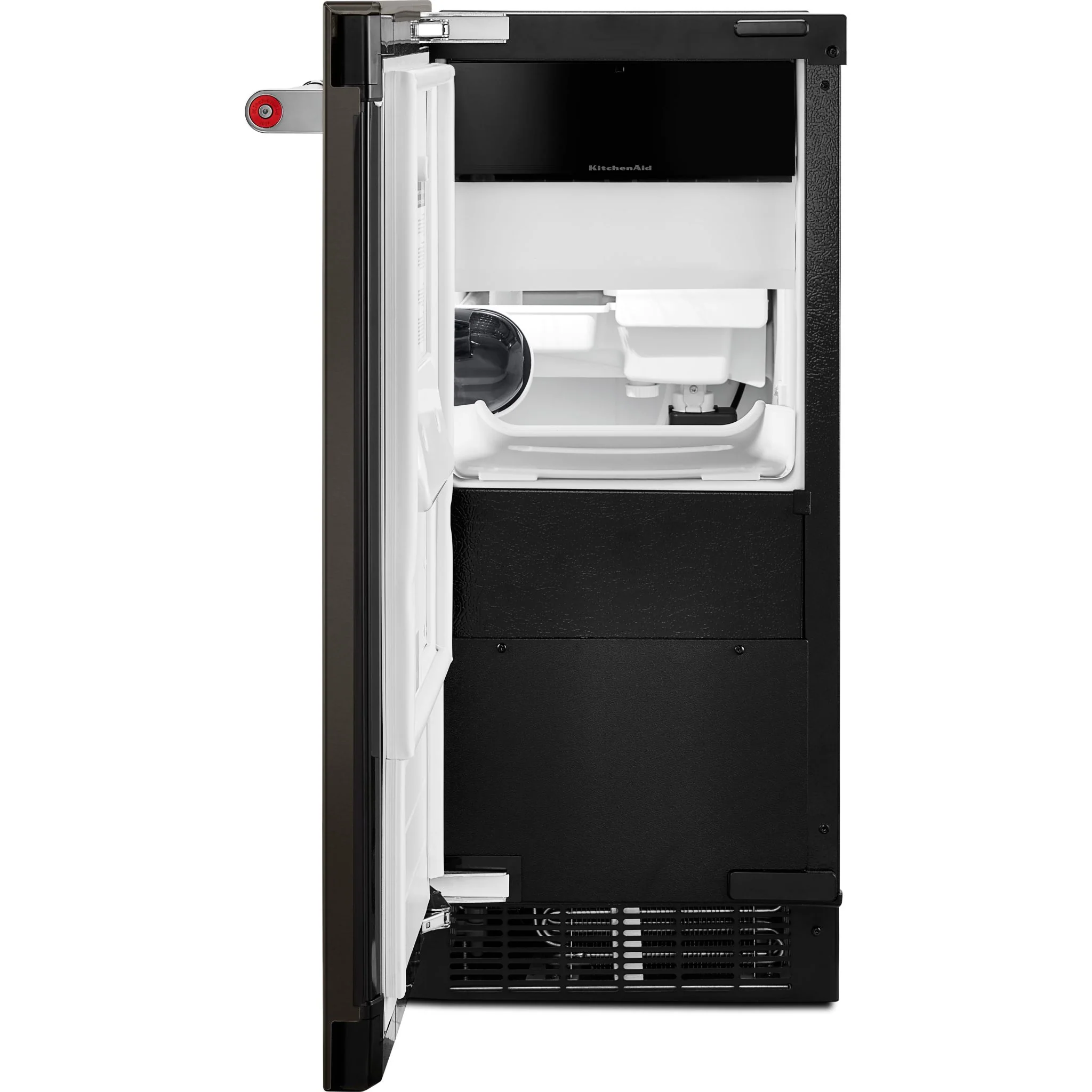 KitchenAid 15'' Automatic Ice Maker with PrintShield Finish - Black Stainless (KUIX535HBS) - Image 5
