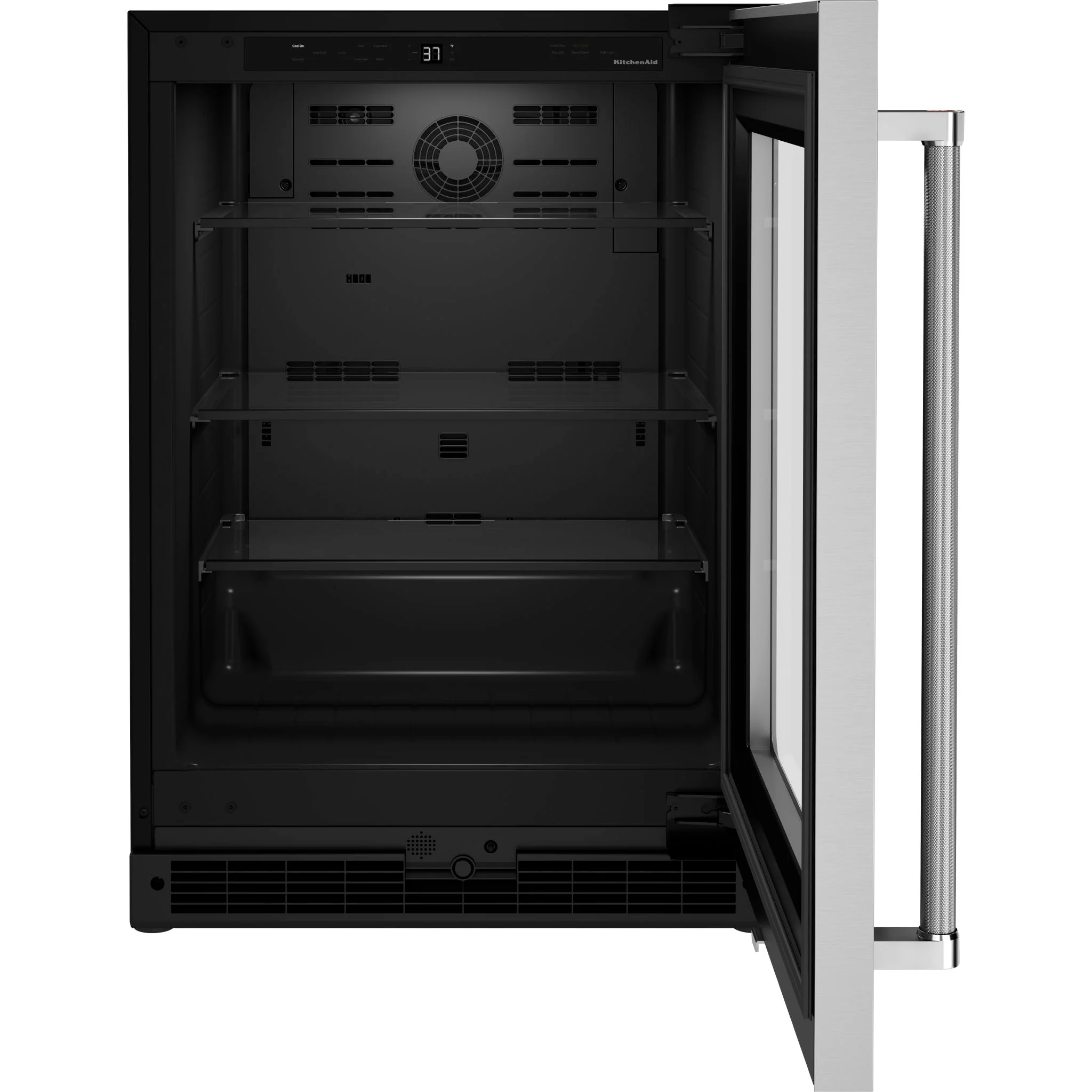KitchenAid 24" Undercounter Refrigerator with Glass Door -Stainless Steel (KURR214KSB) - Image 5