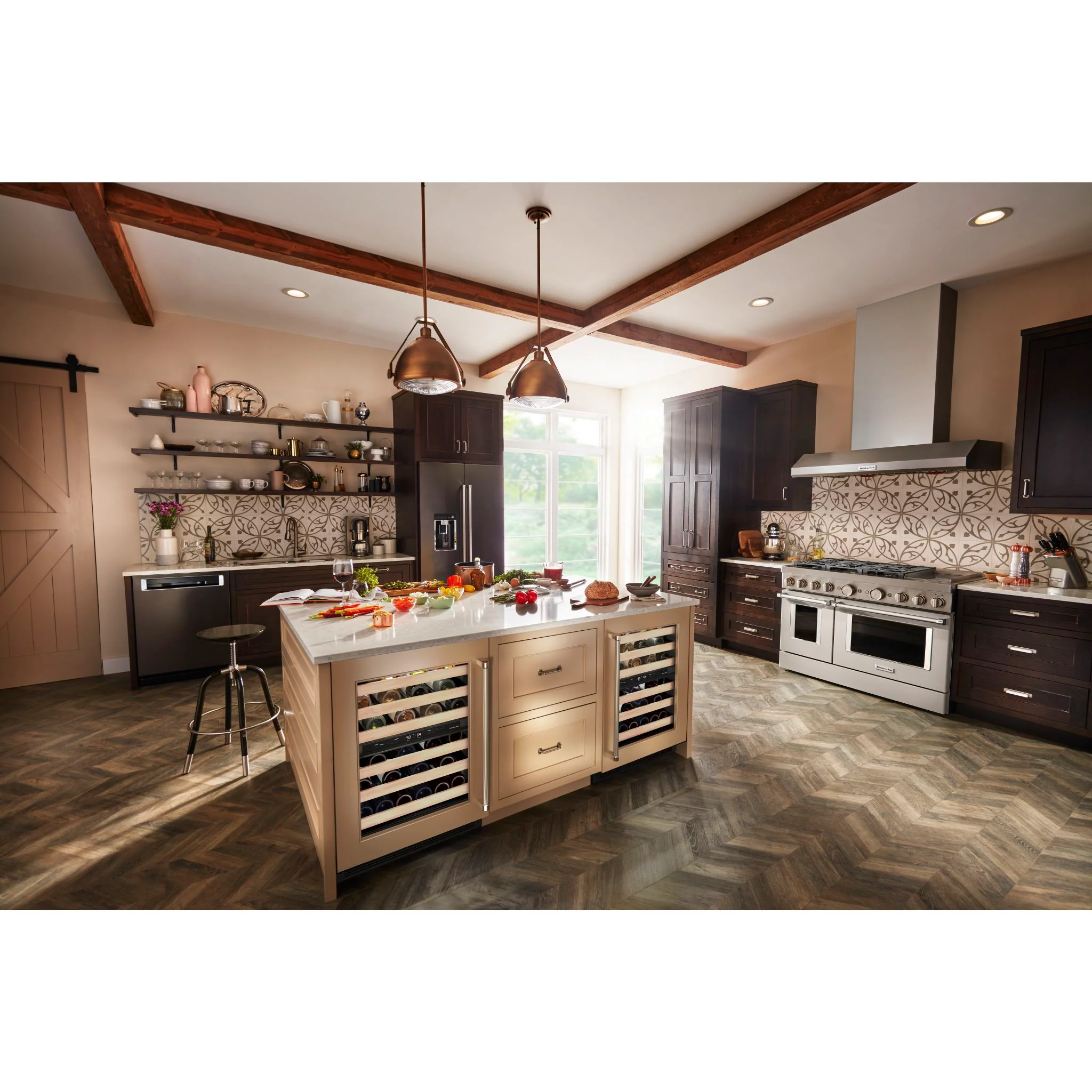 KitchenAid 24" Panel-Ready Undercounter Wine Cellar with Wood-Front Racks -Panel Ready (KUWL214KPA) - Image 12