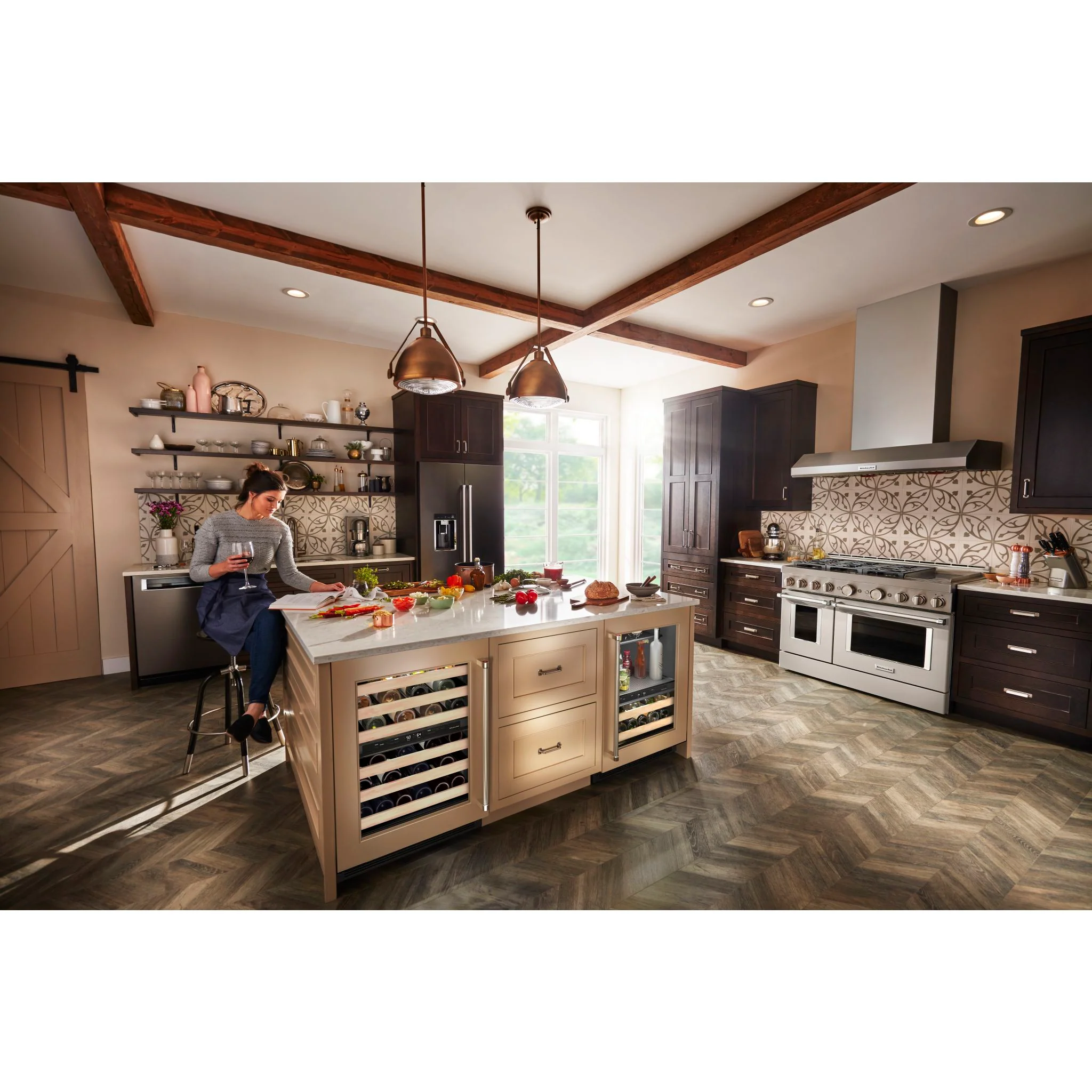 KitchenAid 24" Panel-Ready Undercounter Wine Cellar with Wood-Front Racks -Panel Ready (KUWL214KPA) - Image 16