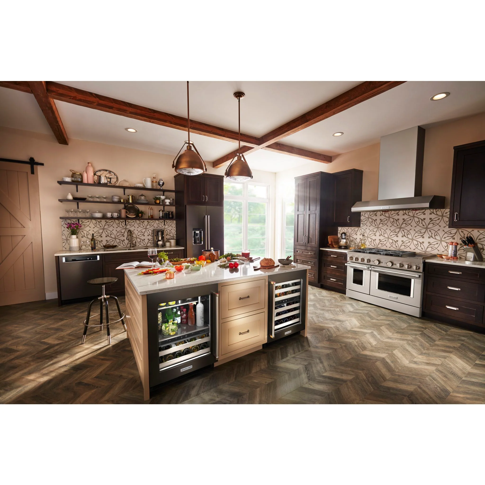 KitchenAid  24" Undercounter Wine Cellar with Glass Door and Metal-Front Racks (KUWR314KBS) - Image 12