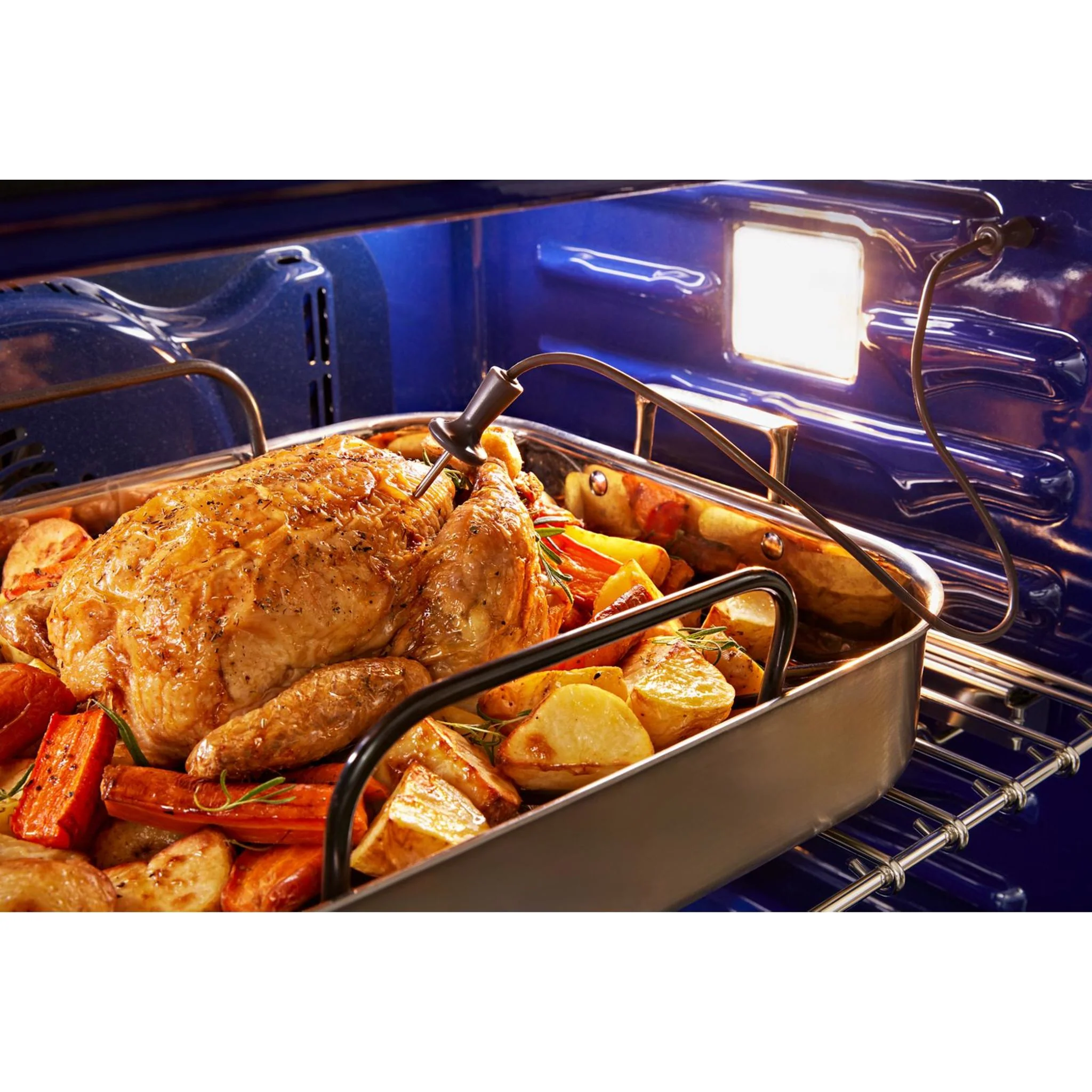 KitchenAid  27" Combination Microwave Wall Oven with Air Fry Mode - Black Stainless Steel (KOEC527PBS) - Image 2
