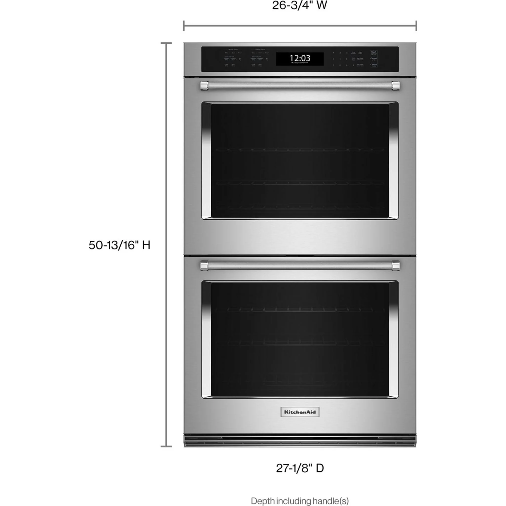 KitchenAid  27" Double Wall Oven with Air Fry Mode - Stainless Steel (KOED527PSS) - Image 5