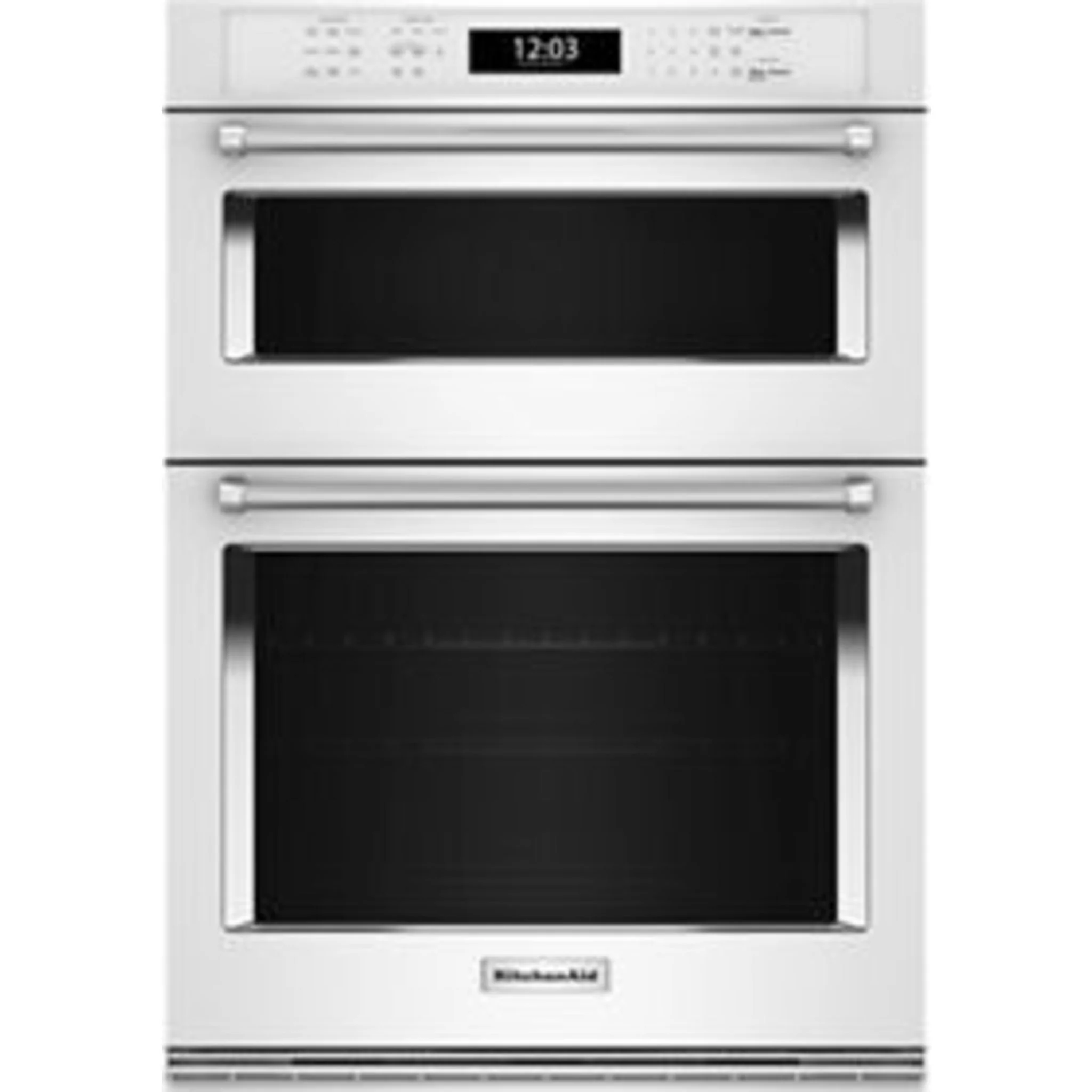 KitchenAid  30" Combination Microwave Wall Oven with Air Fry Mode - White (KOEC530PWH) - Image 3