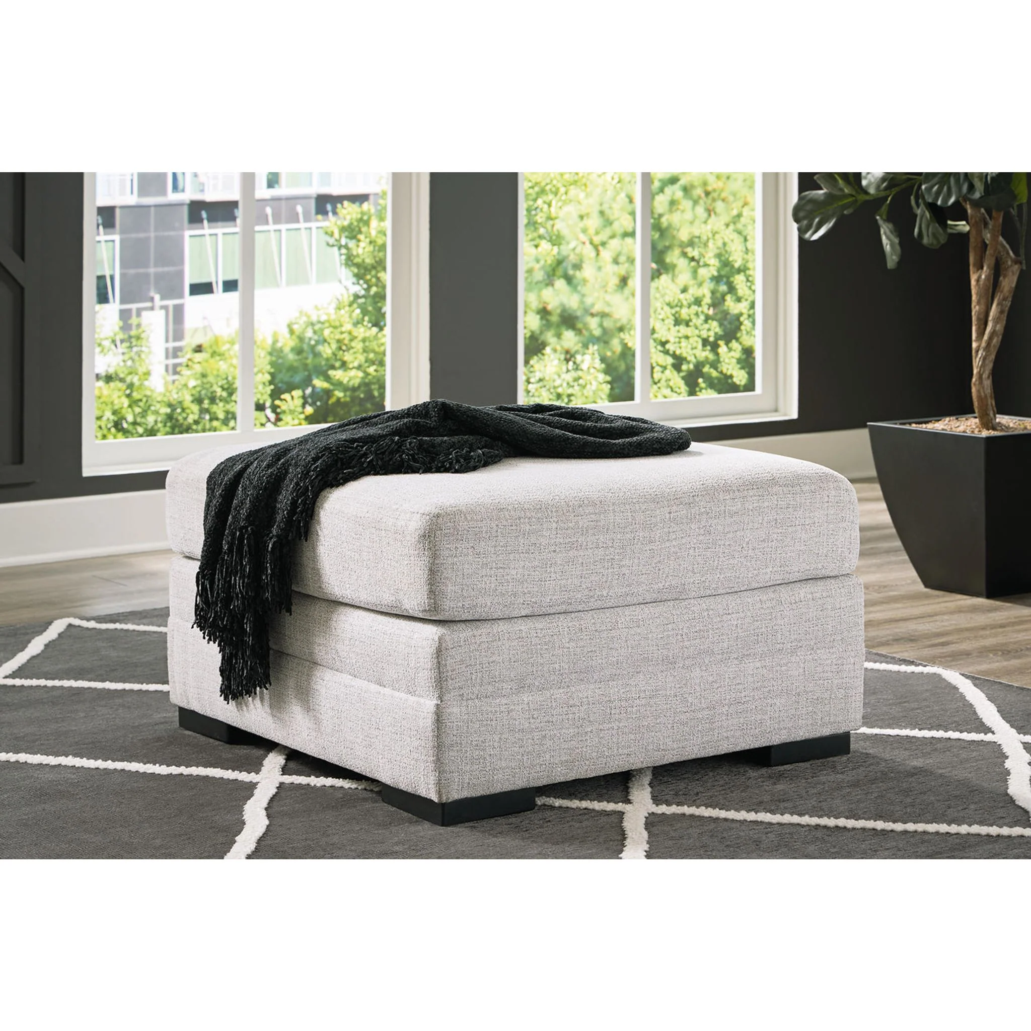 Koralynn Oversized Accent Ottoman - Image 2