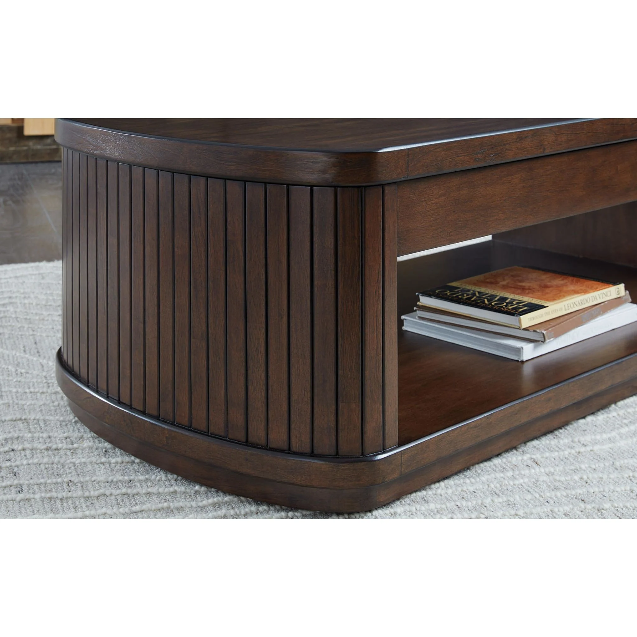Korestone Cocktail Table with Lift Top - Image 6