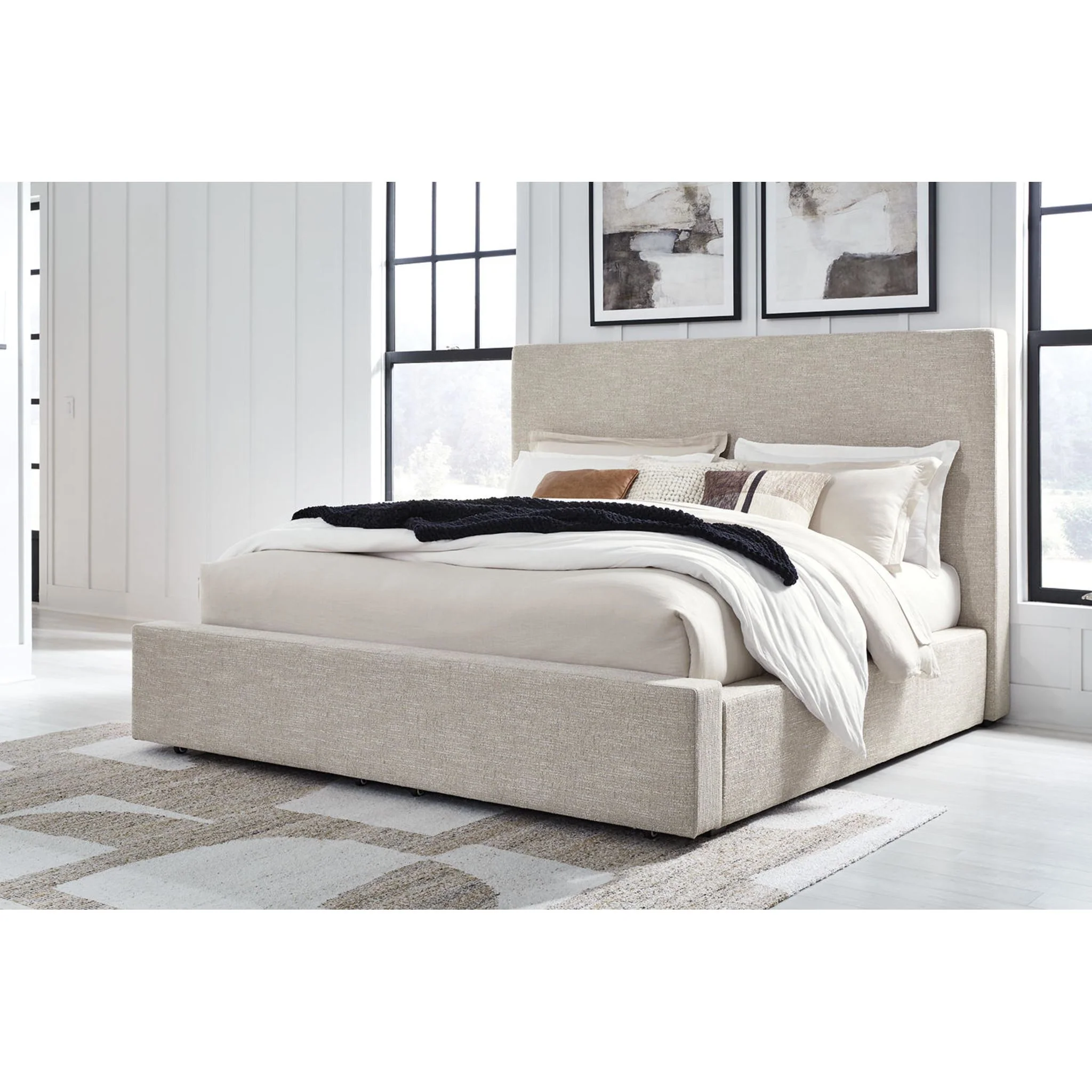 Kristiland-Exclusive 5 Piece King Upholstered Bedroom - Image 3