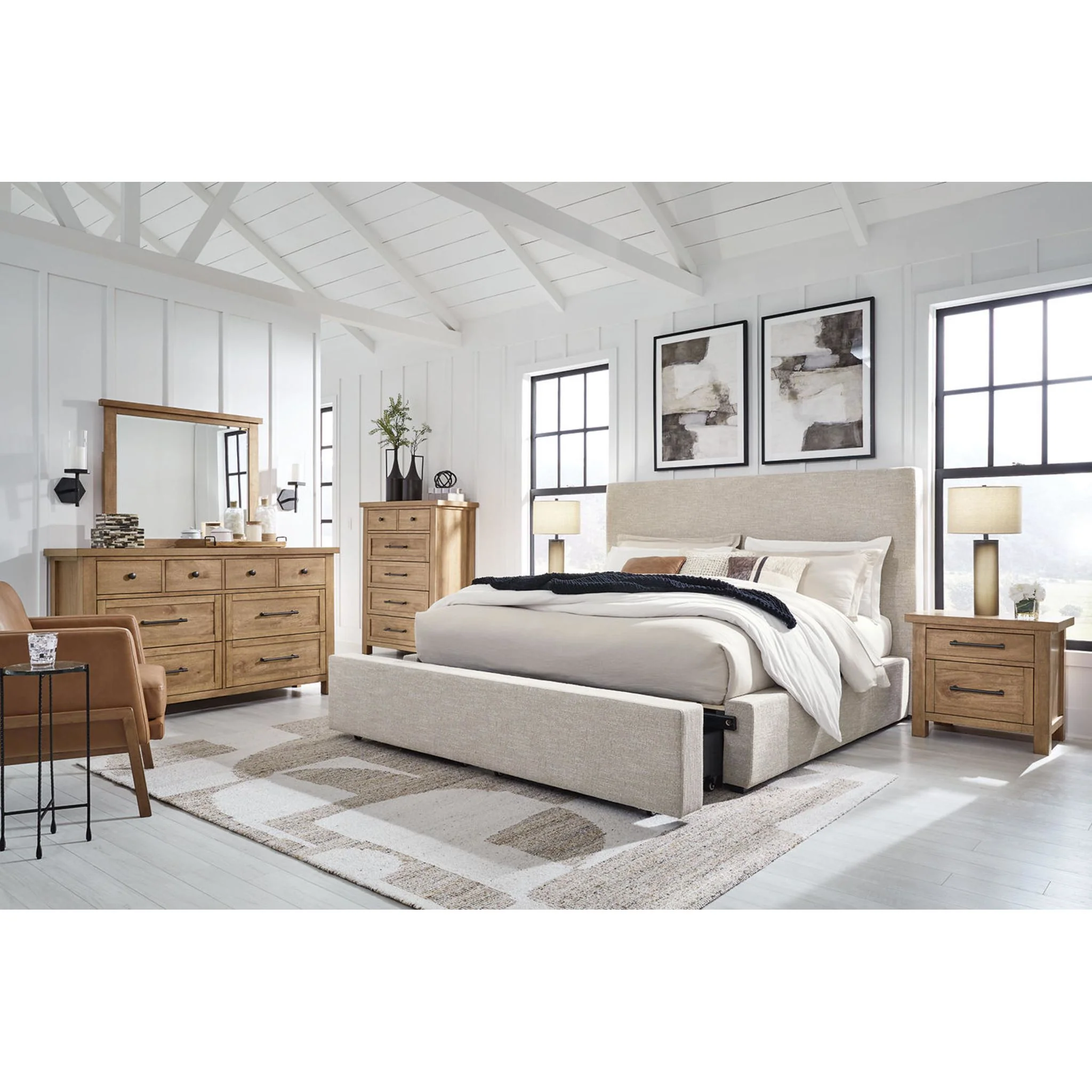 Kristiland-Exclusive Upholstered Storage Bed - Image 21