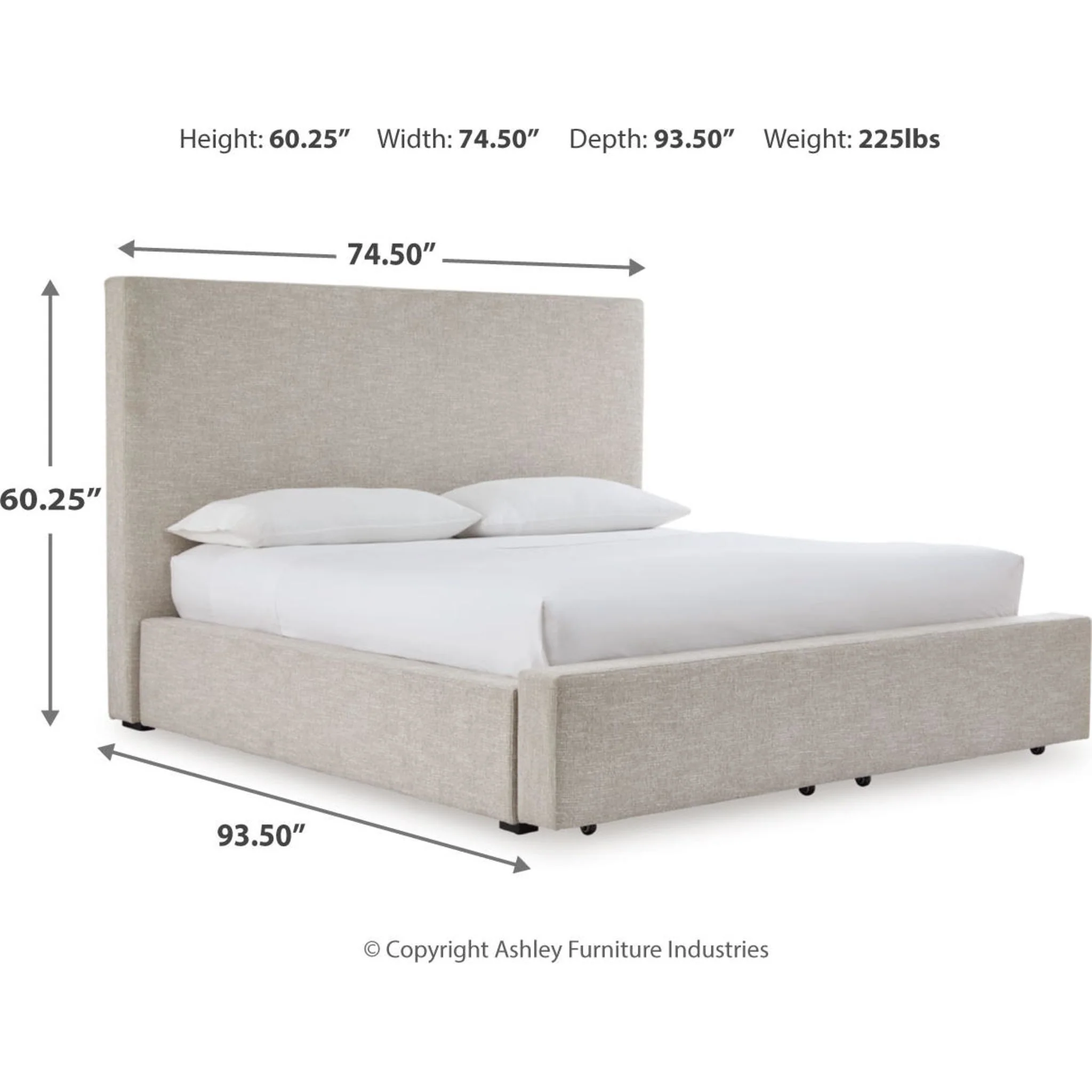 Kristiland-Exclusive Upholstered Storage Bed - Image 9