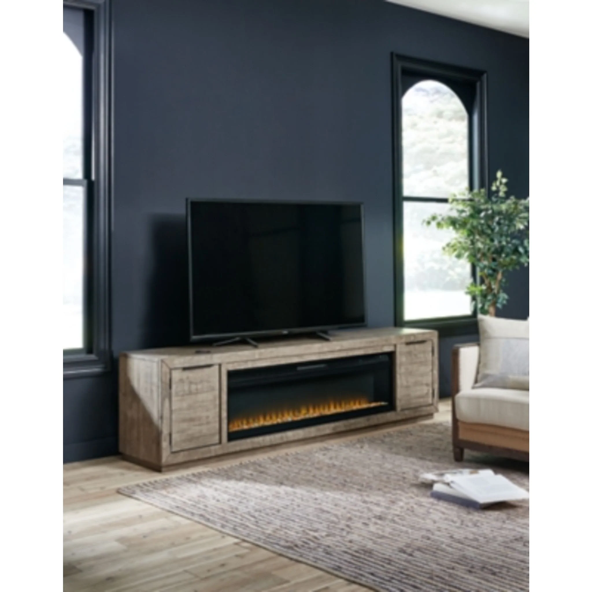 Krystanza TV Stand with Fireplace - Image 9