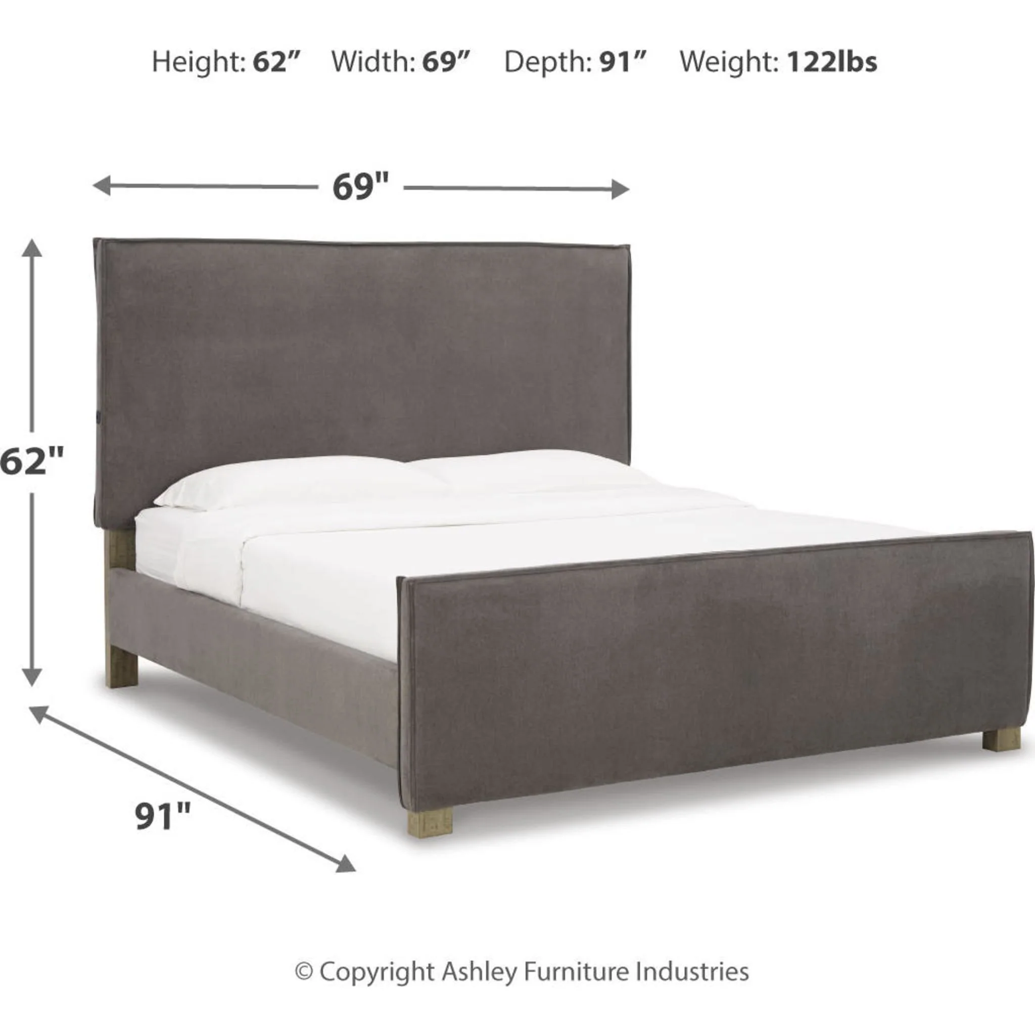 Krystanza Upholstered Bed - Image 10