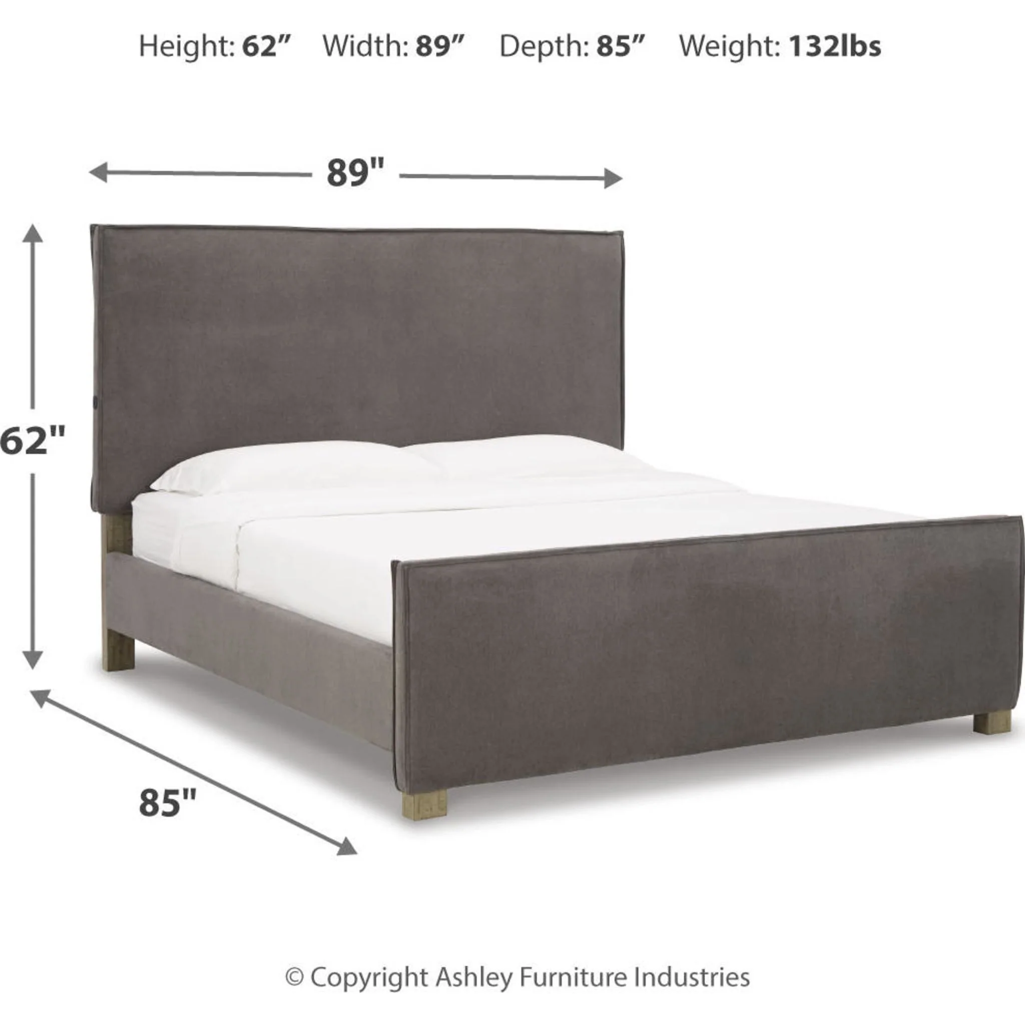 Krystanza Upholstered Bed - Image 20