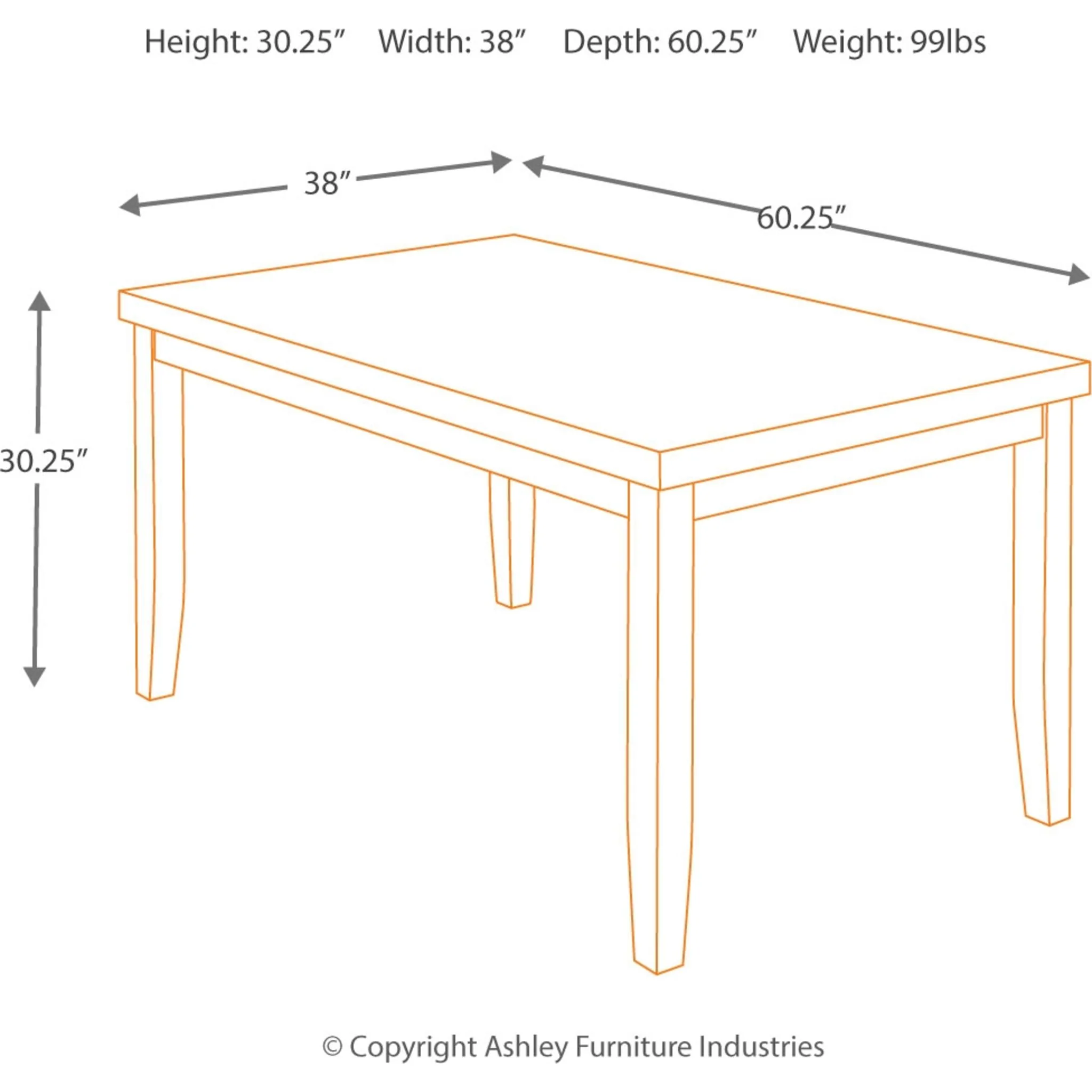 Lacey Table with Bench - Image 7