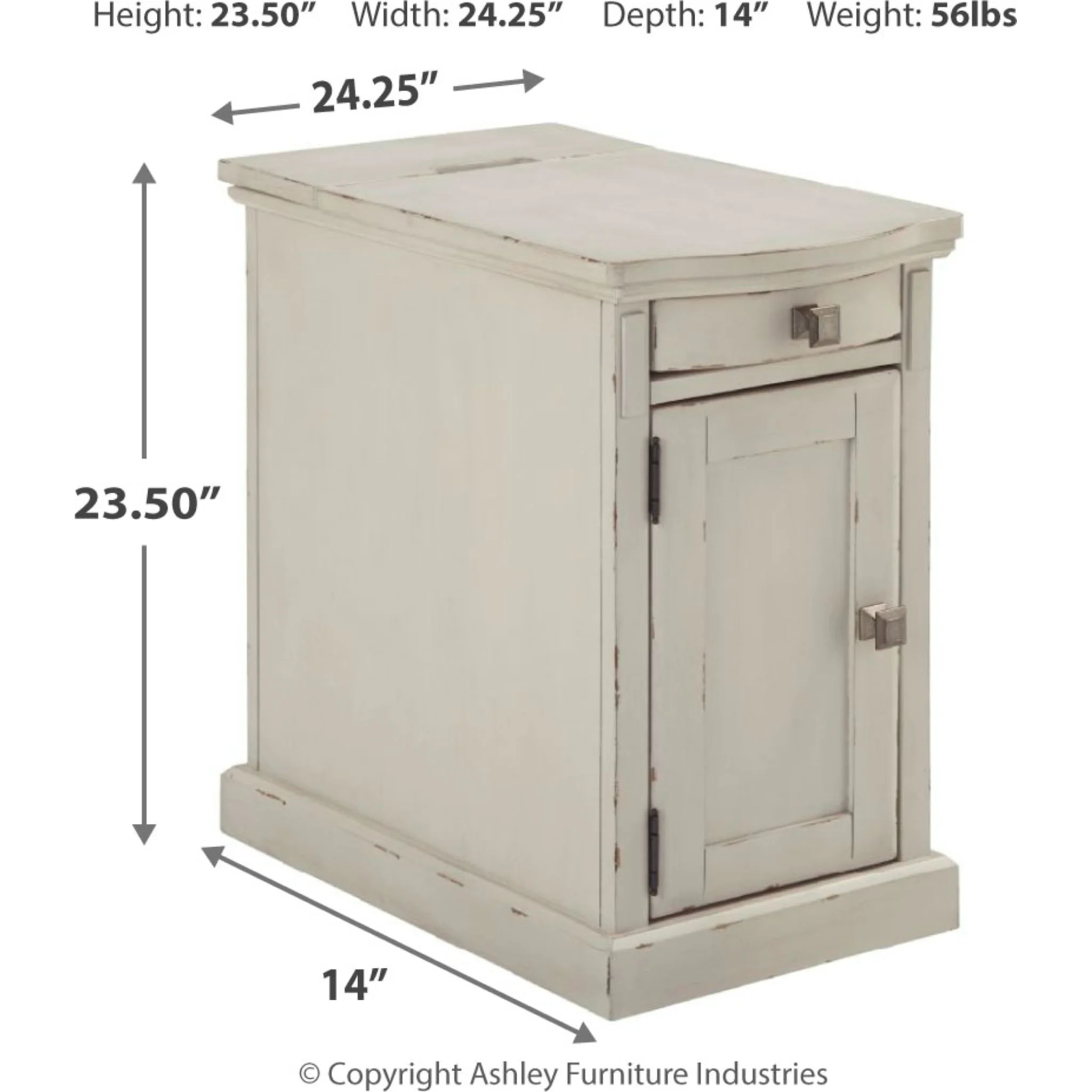 Laflorn Chairside End Table - Image 3