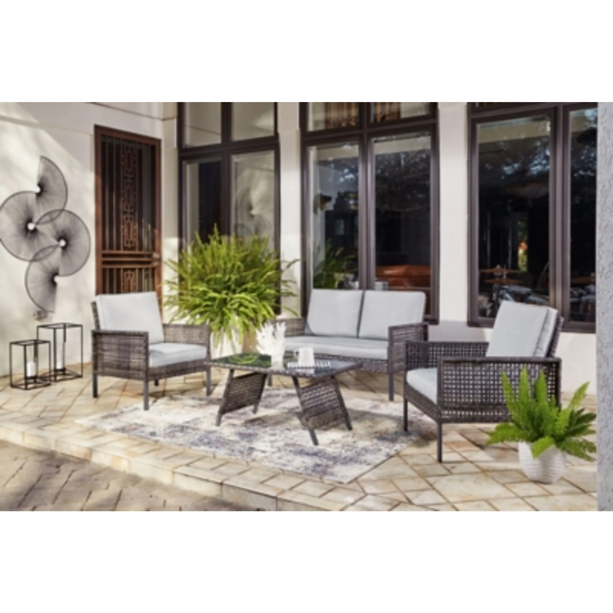 Outdoor Lainey 4 Piece Outdoor Seating - Image 2