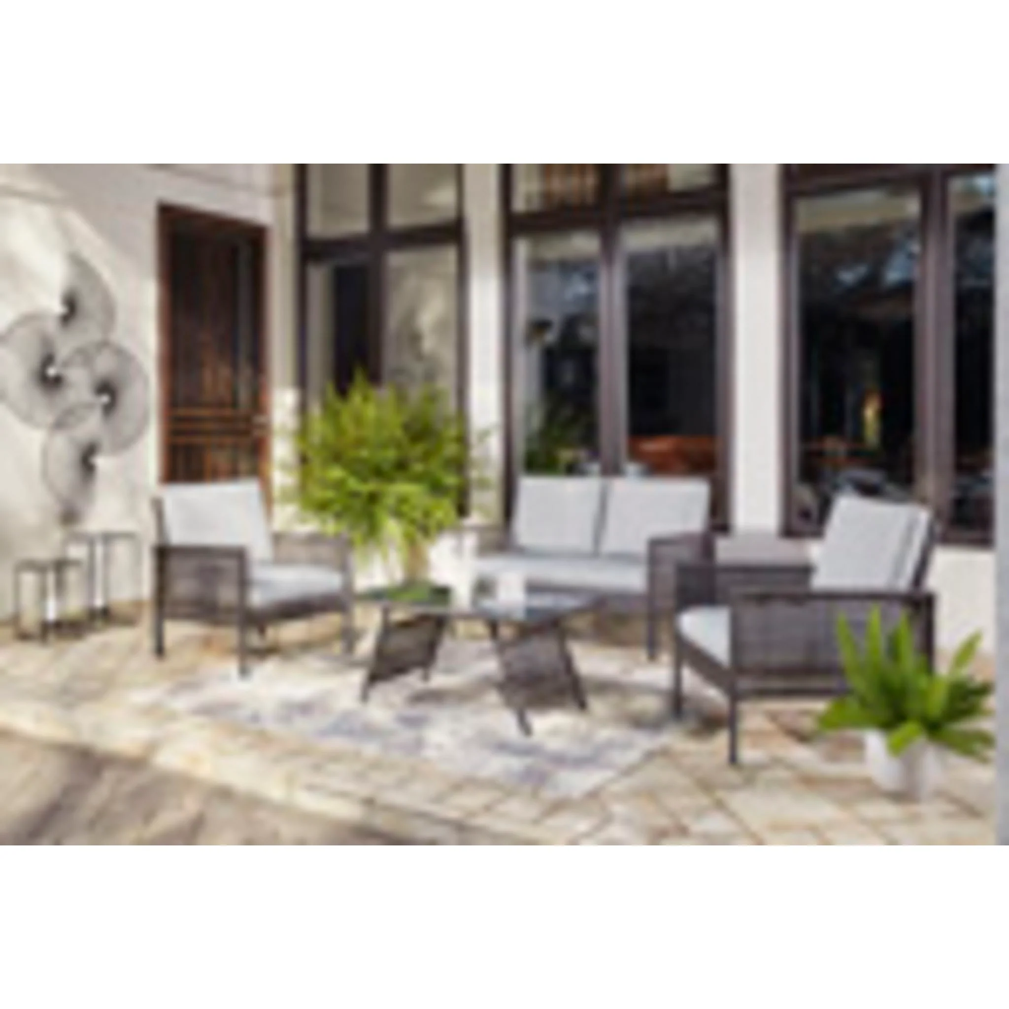 Outdoor Lainey 4 Piece Outdoor Seating - Image 9