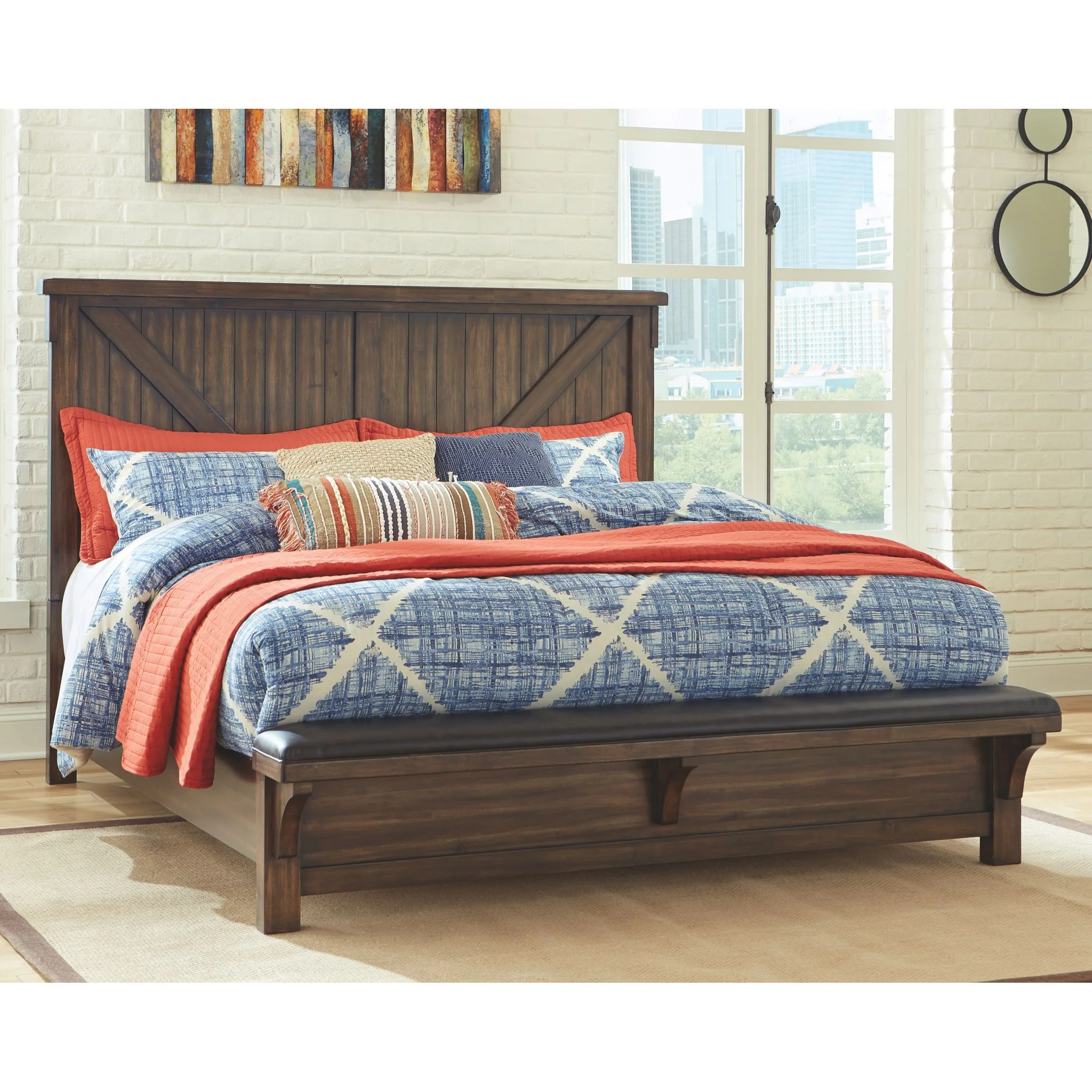 Lakeleigh 3 Piece Queen Bed w/Bench - Image 11