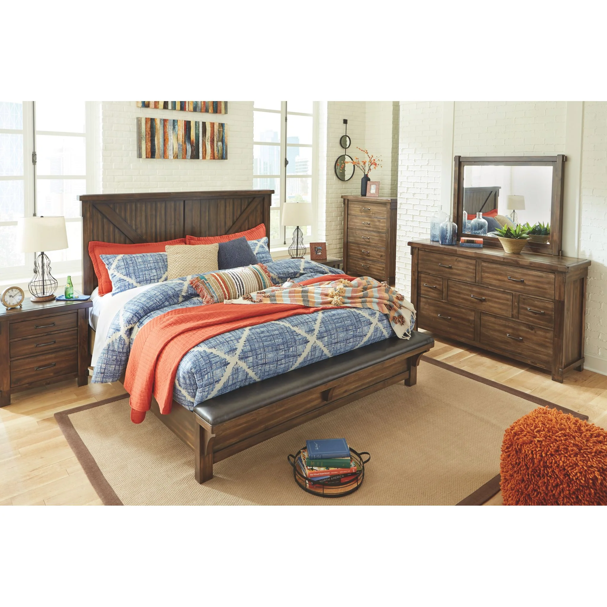 Lakeleigh 3 Piece Queen Bed w/Bench - Image 13