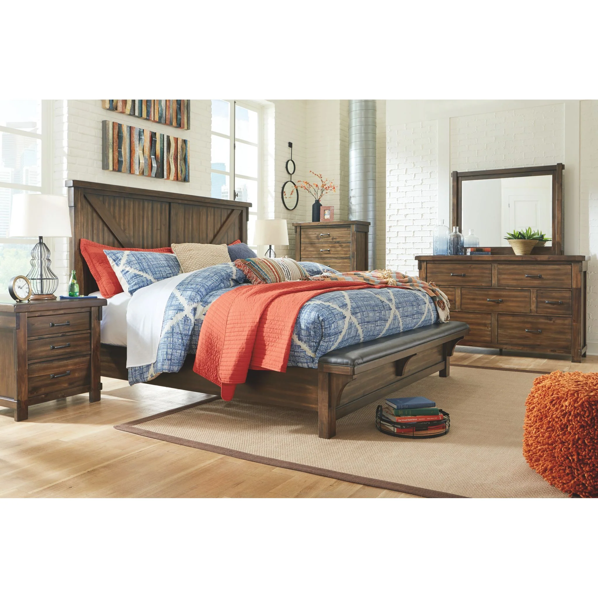 Lakeleigh 3 Piece Queen Bed w/Bench - Image 16