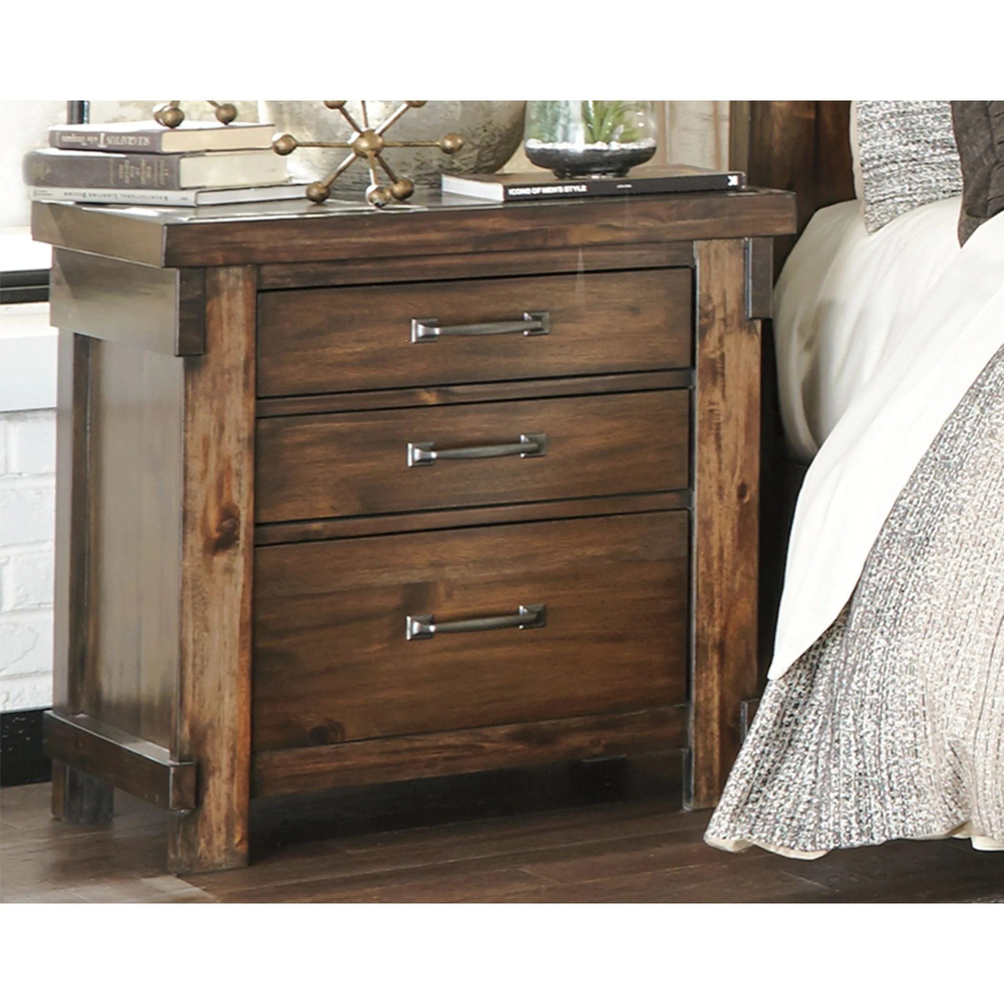 Lakeleigh Three Drawer Nightstand - Image 2