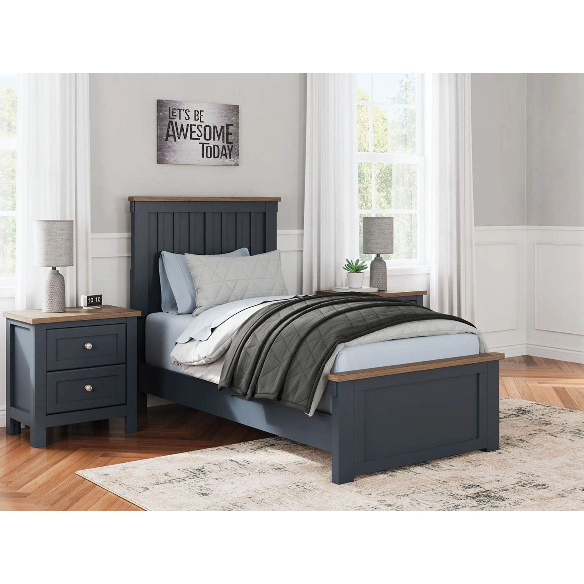 Landocken 5 Piece Panel Bedroom - Image 16
