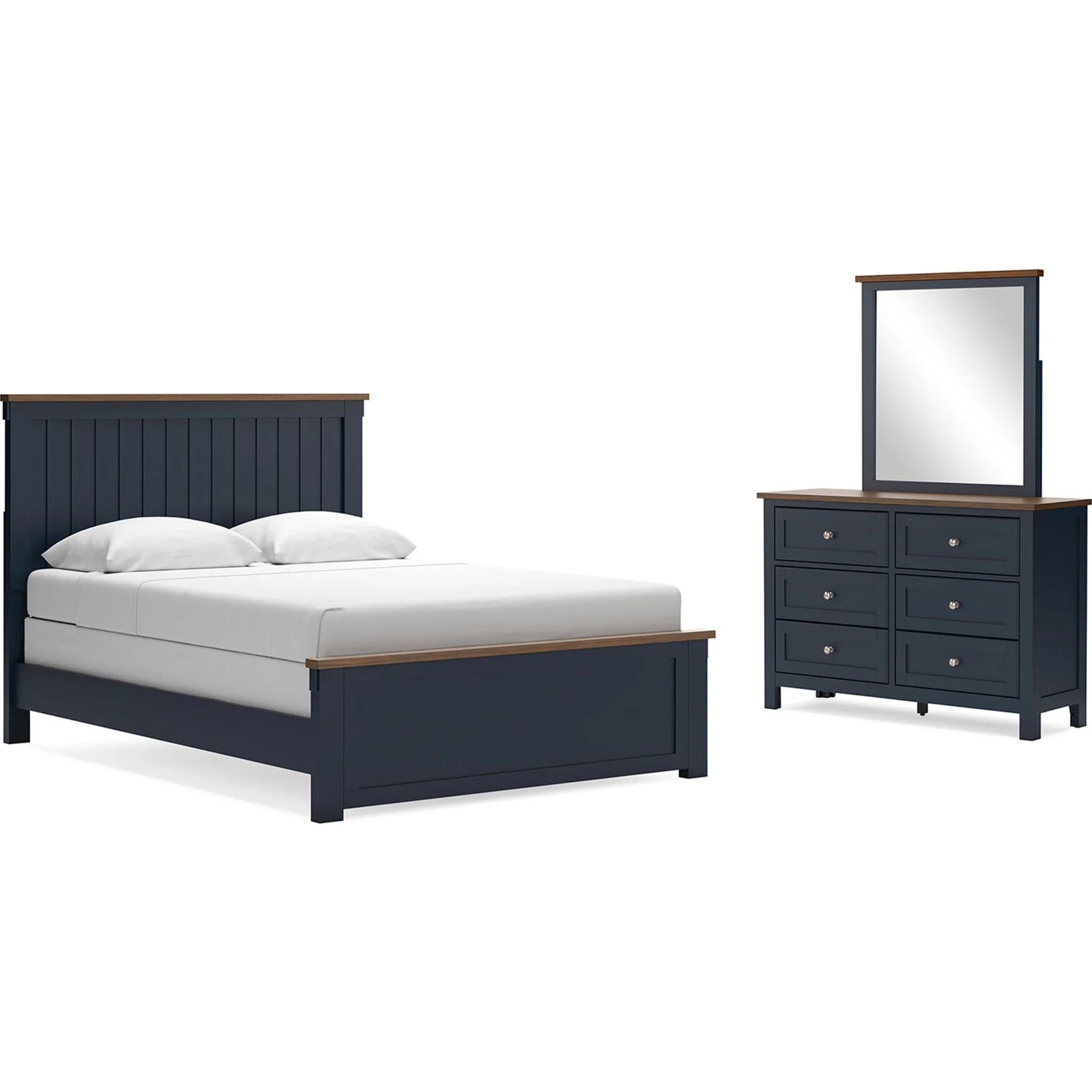 Landocken 5 Piece Queen Panel Bedroom - Image 2