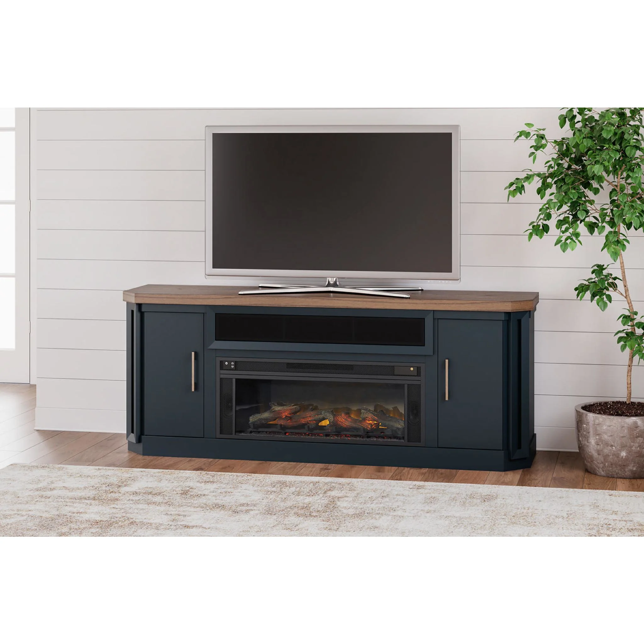Landocken TV Stand with Fireplace - Image 2