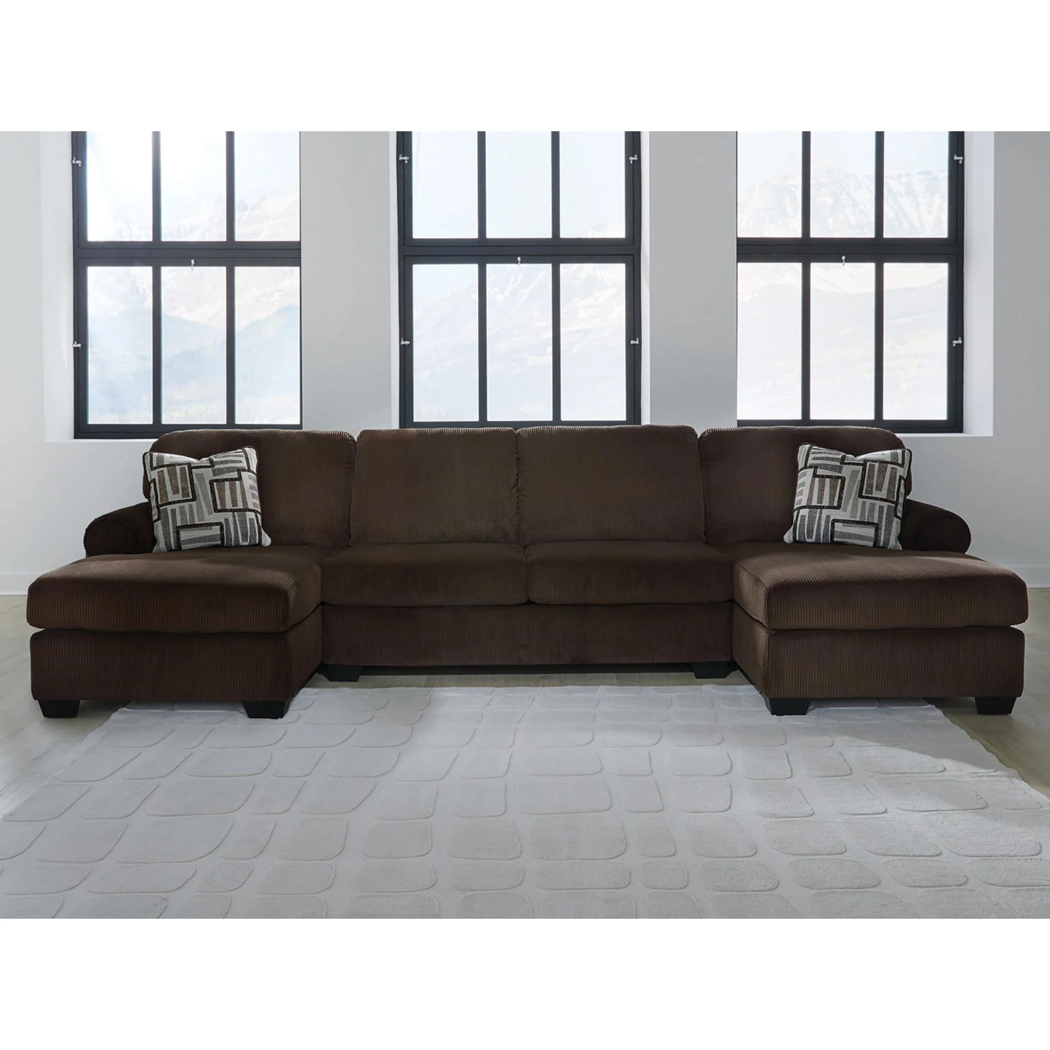Landsings 3 Piece Sectional with Double Chaise - Image 3