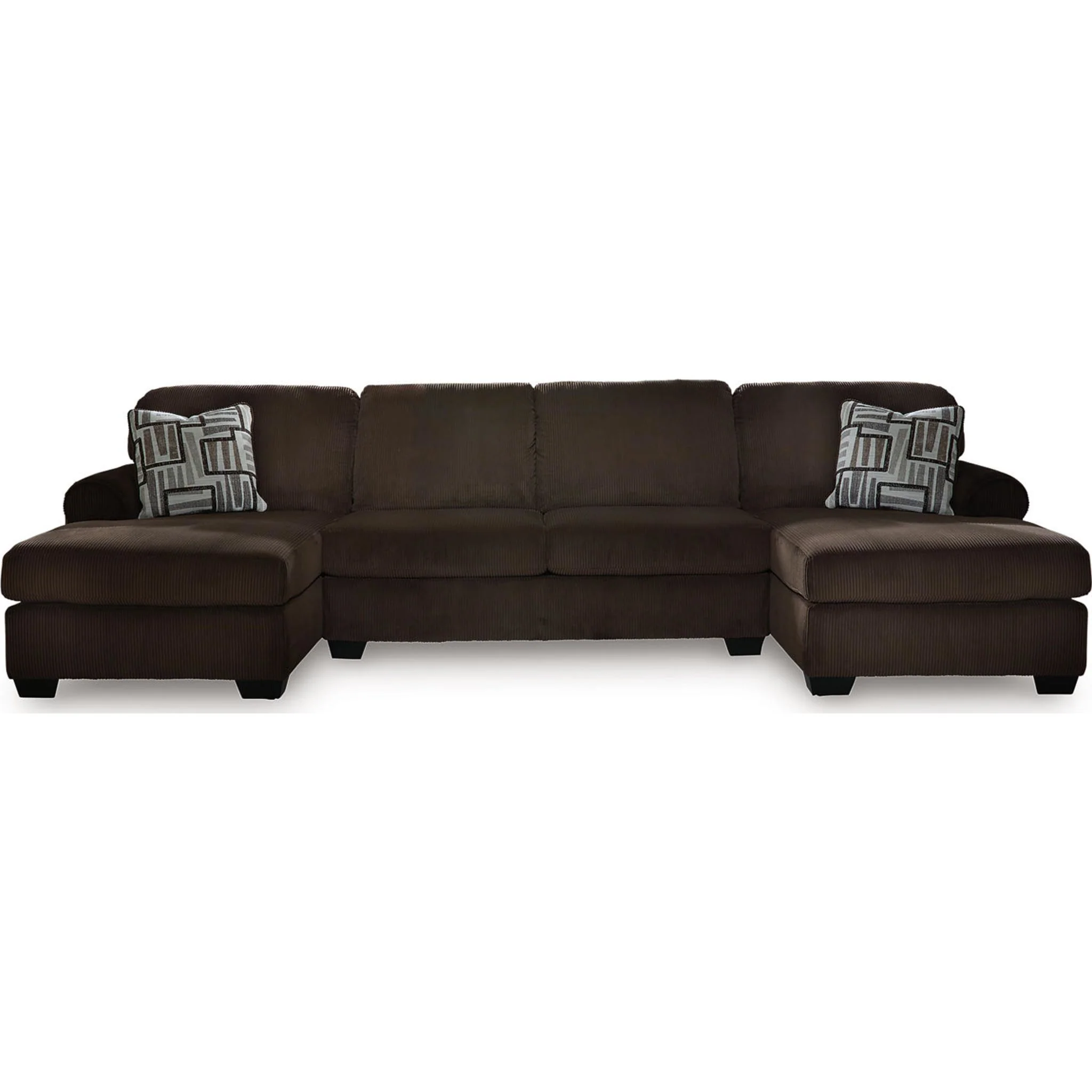 Landsings 3 Piece Sectional with Double Chaise - Image 4