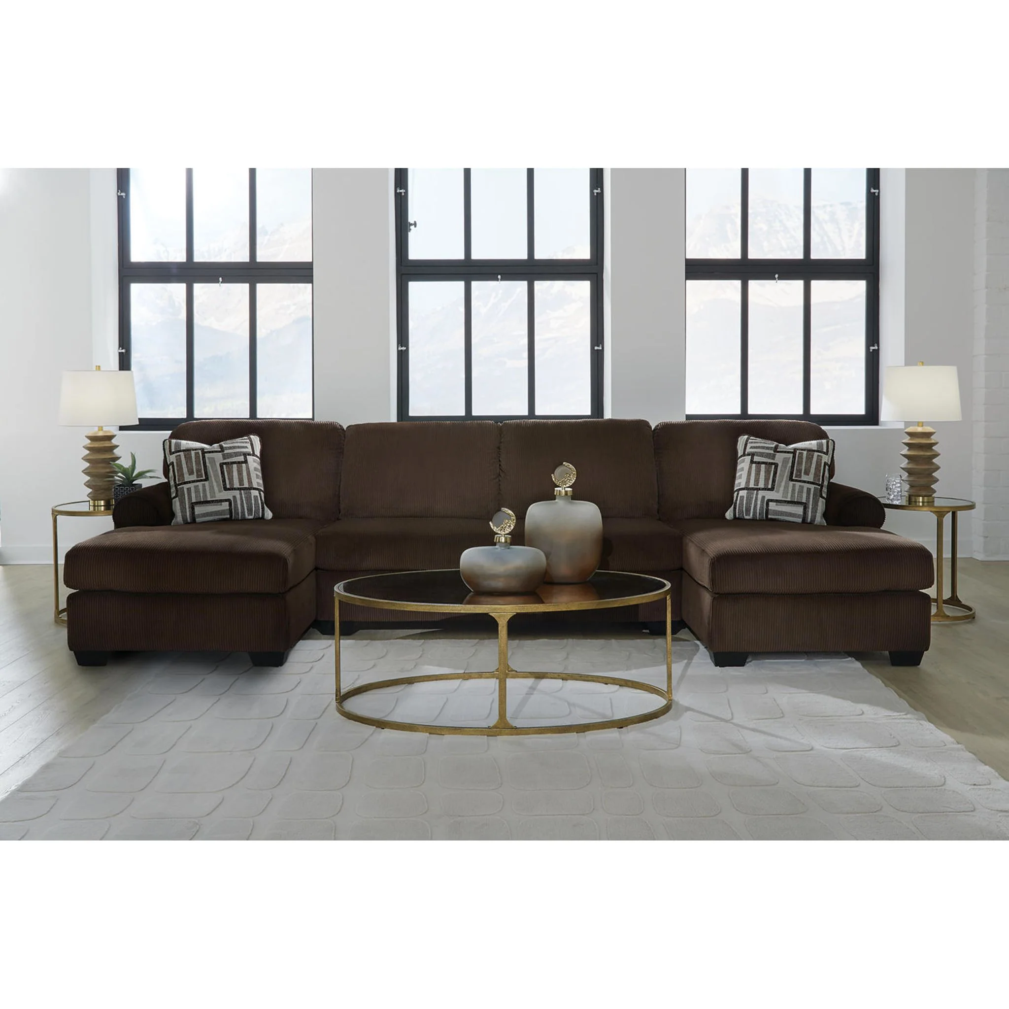 Landsings 3 Piece Sectional with Double Chaise - Image 5