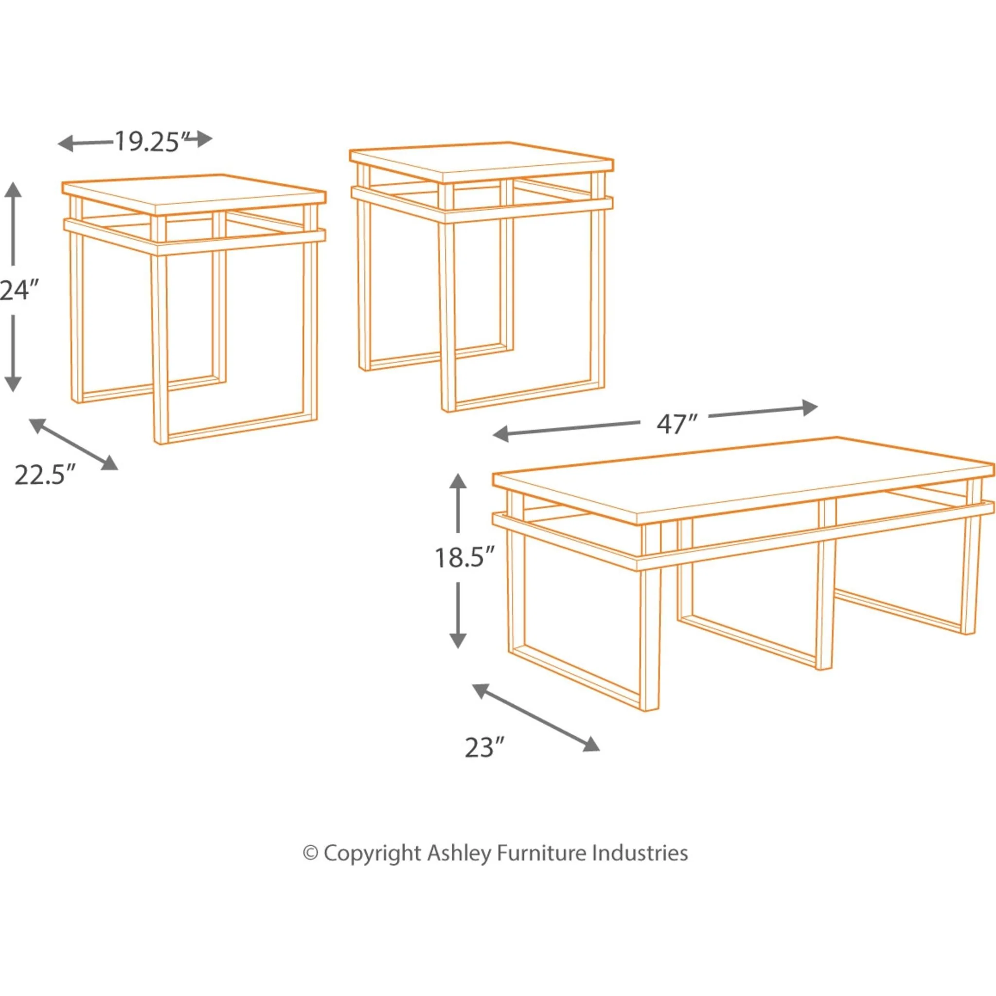 Laney 3 Pack Tables - Image 5