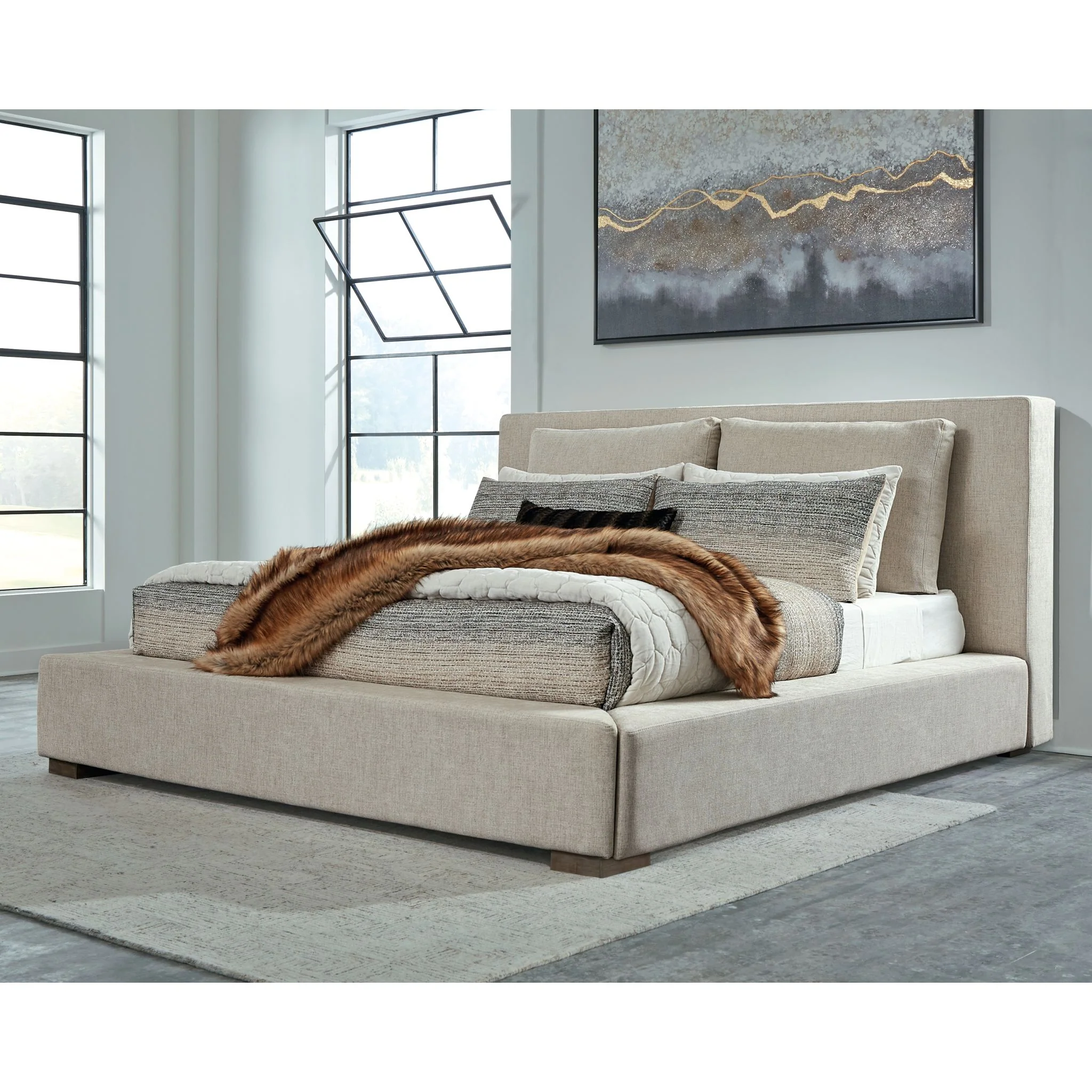 Langford-Exclusive Upholstered Bed - Image 3