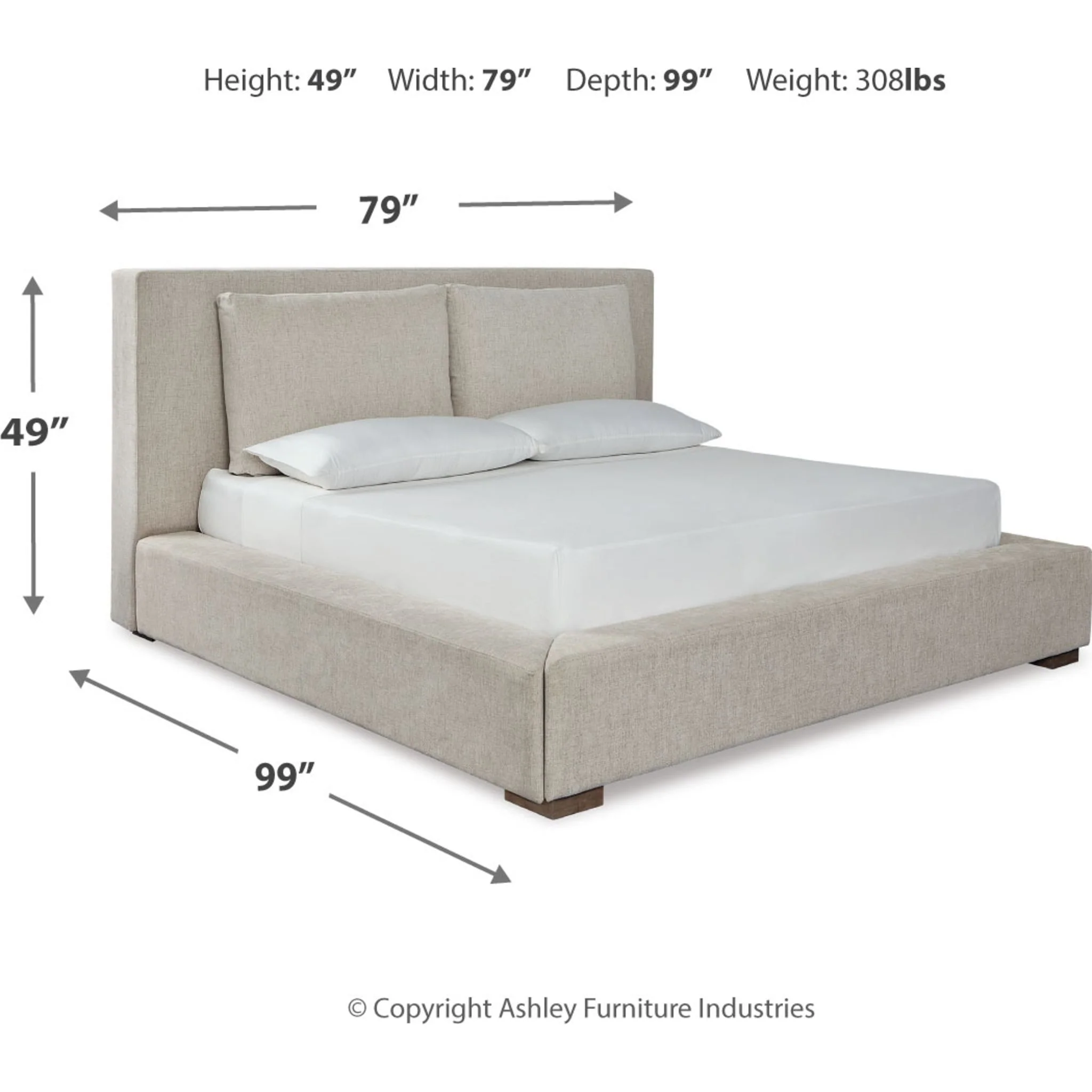 Langford-Exclusive Upholstered Bed - Image 8