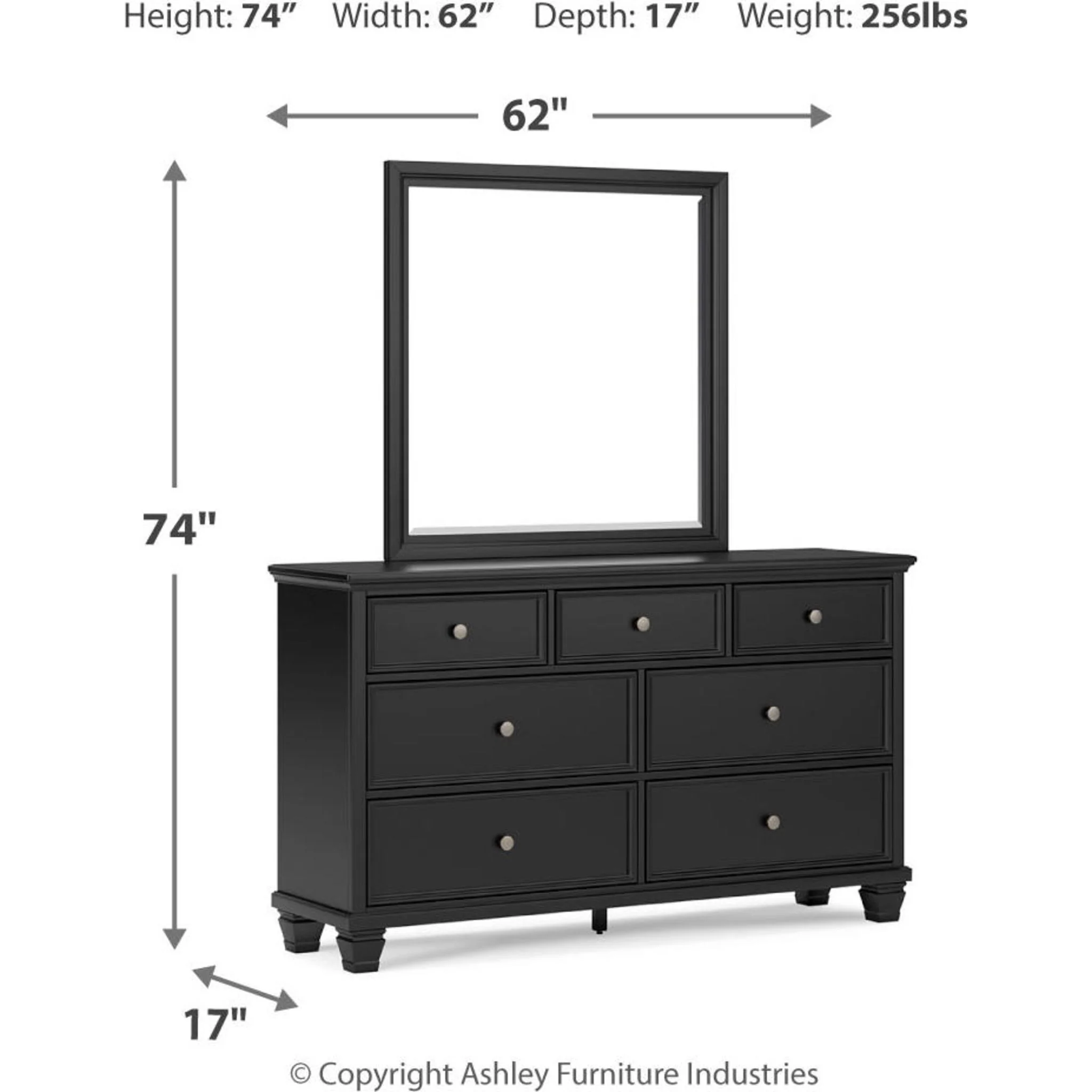 Lanolee 5 Piece Panel Bedroom - Image 19