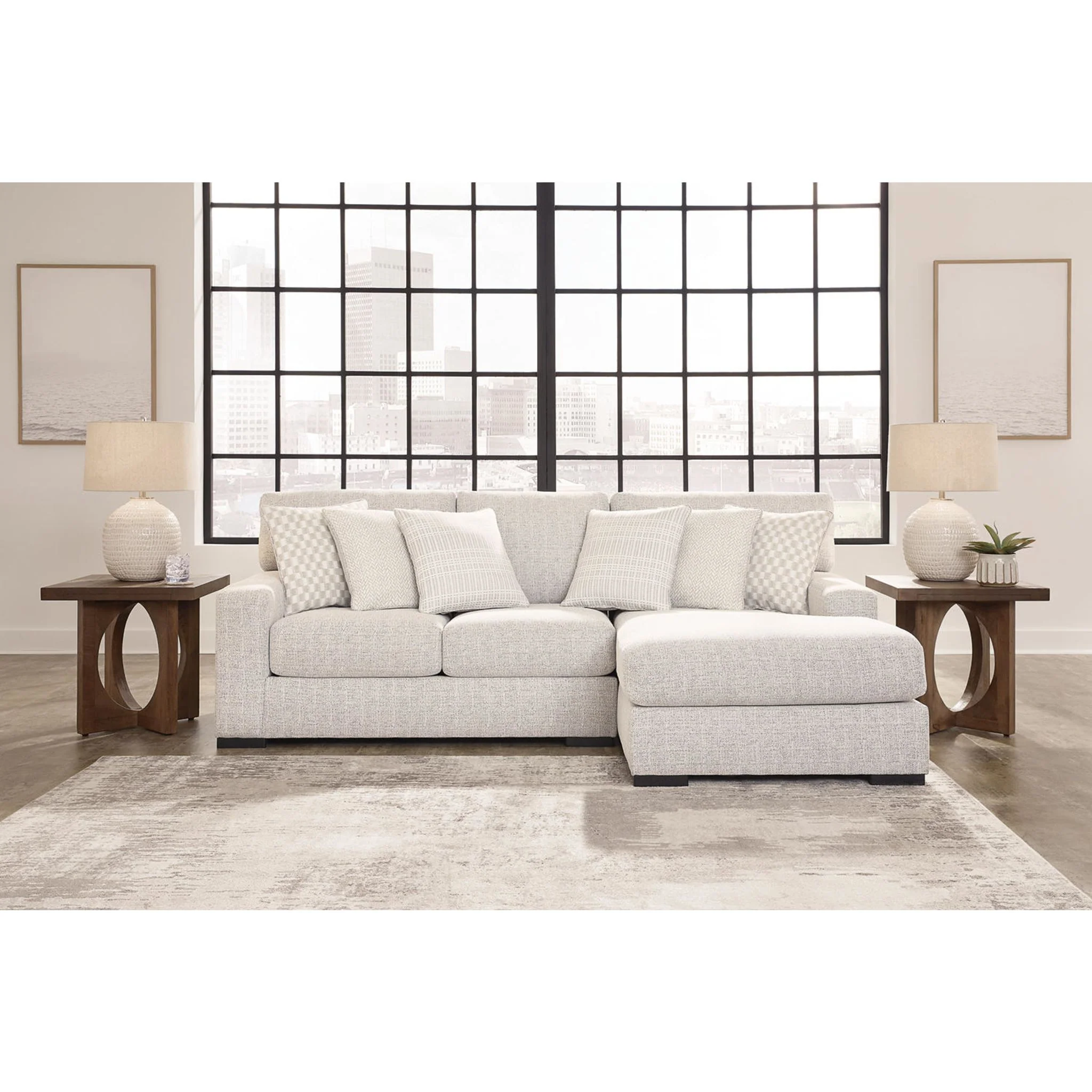 Larce-Exclusive 2 Piece Sectional with Chaise - Image 2