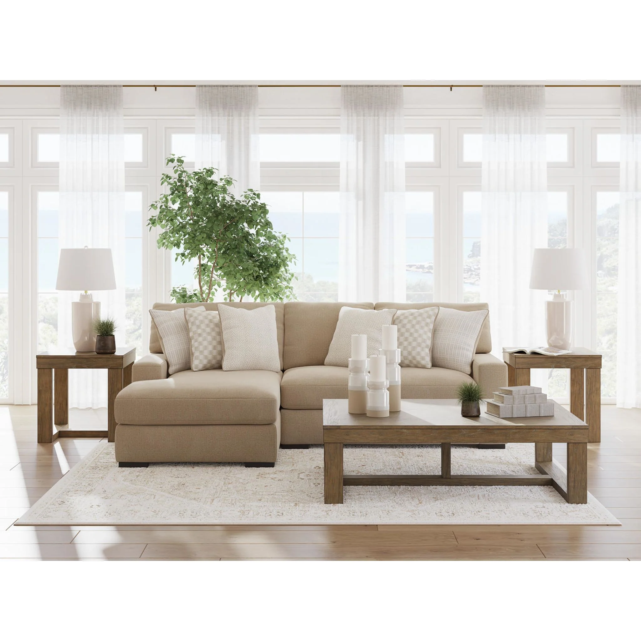 Larce-Exclusive 2 Piece Sectional with Chaise - Image 46