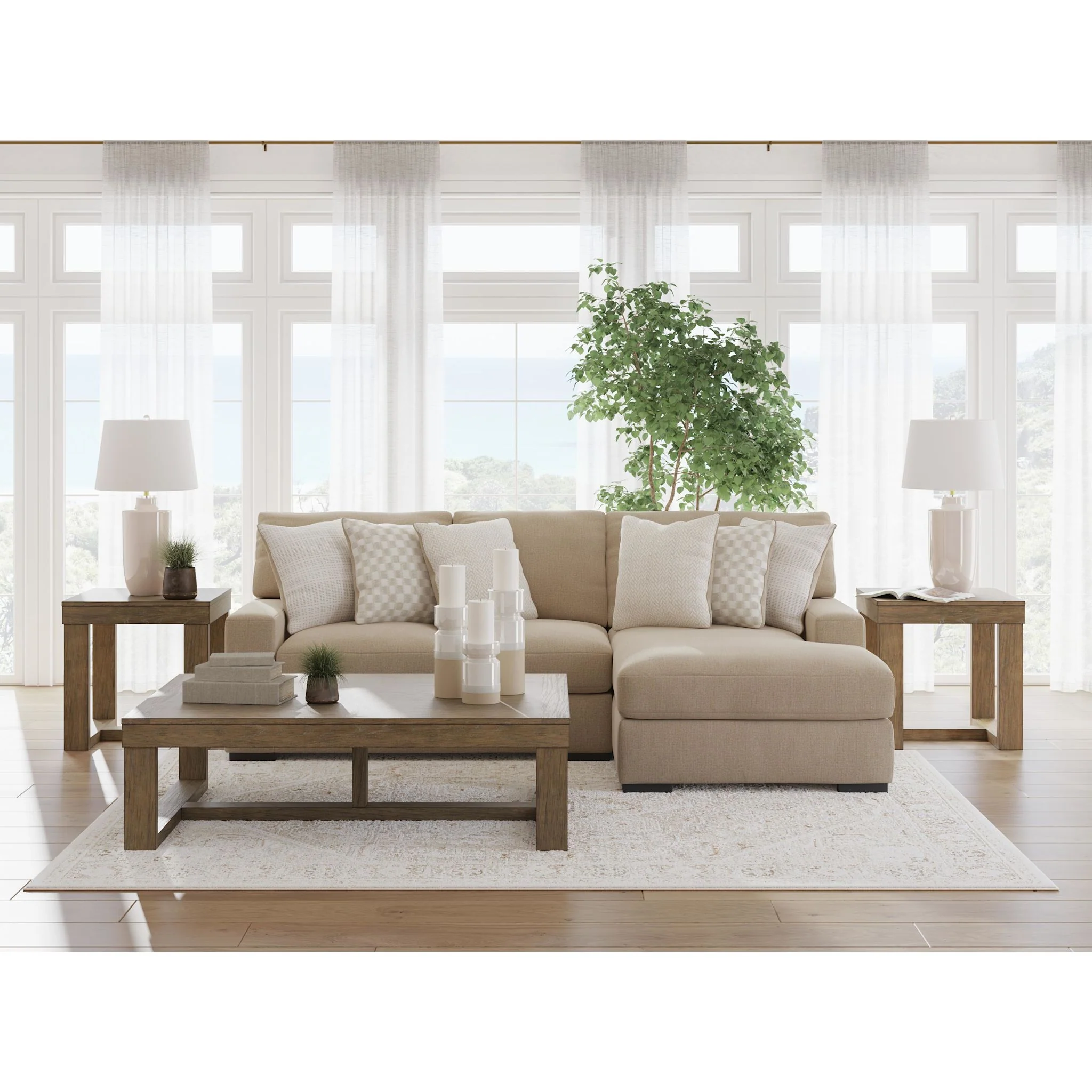 Larce-Exclusive 2 Piece Sectional with Chaise - Image 49