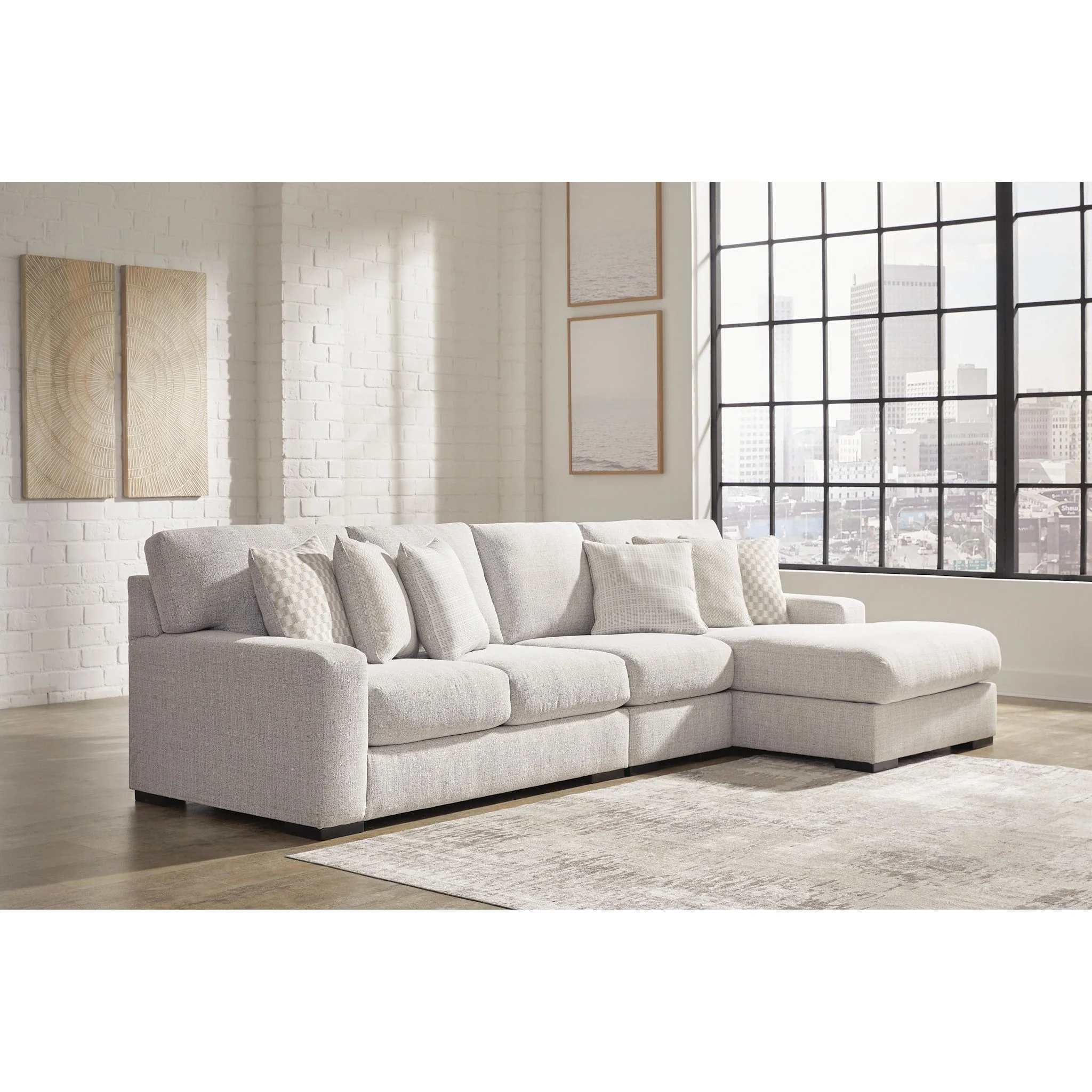 Larce-Exclusive 3 Piece Sectional with Chaise - Image 21