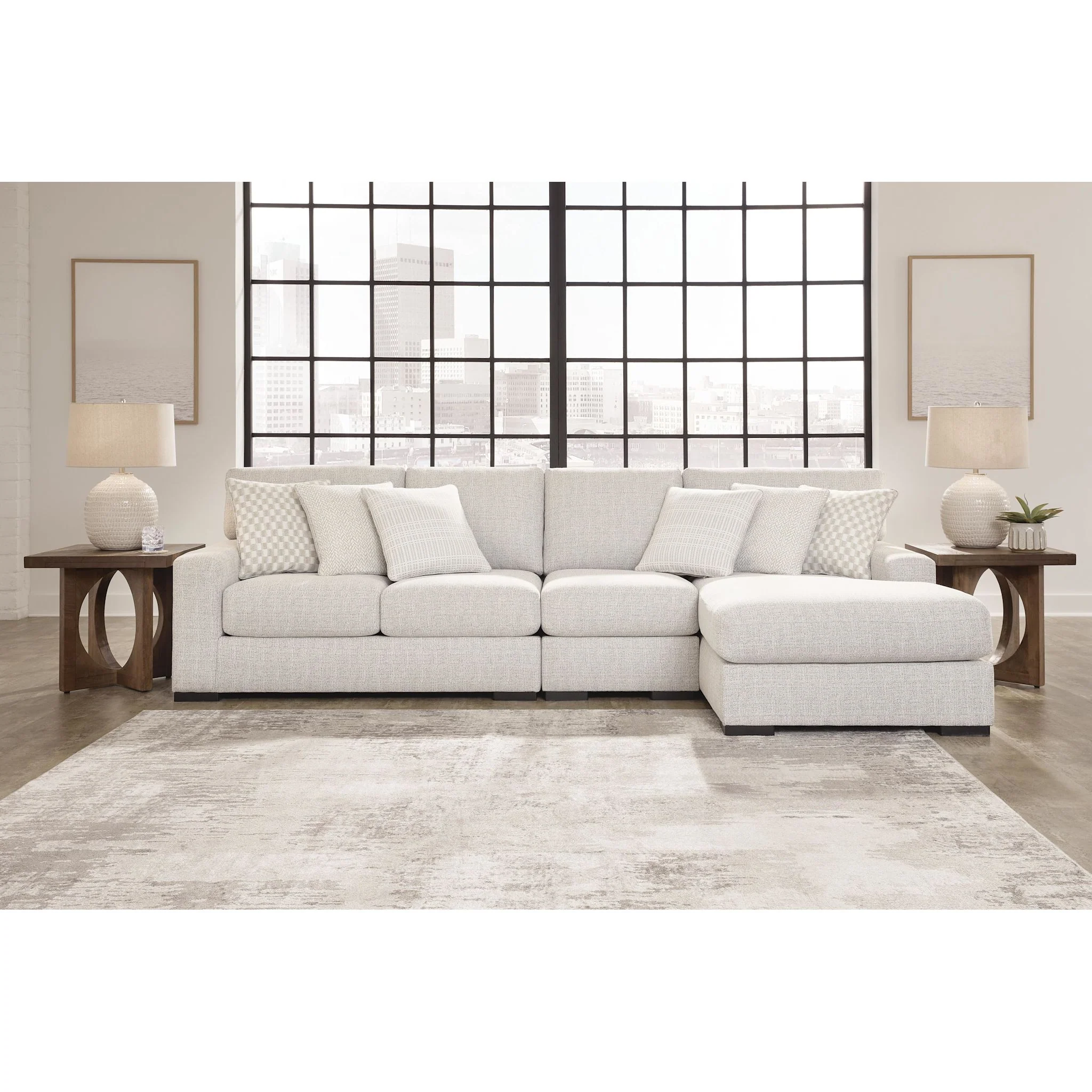 Larce-Exclusive 3 Piece Sectional with Chaise - Image 24