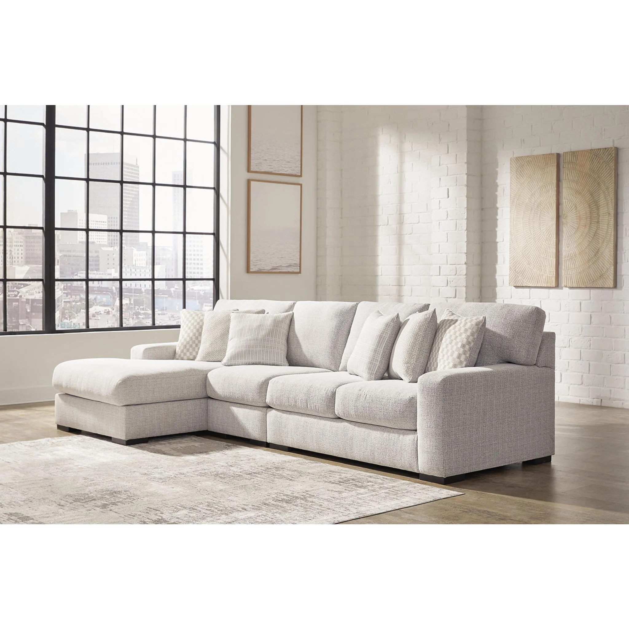 Larce-Exclusive 3 Piece Sectional with Chaise - Image 30